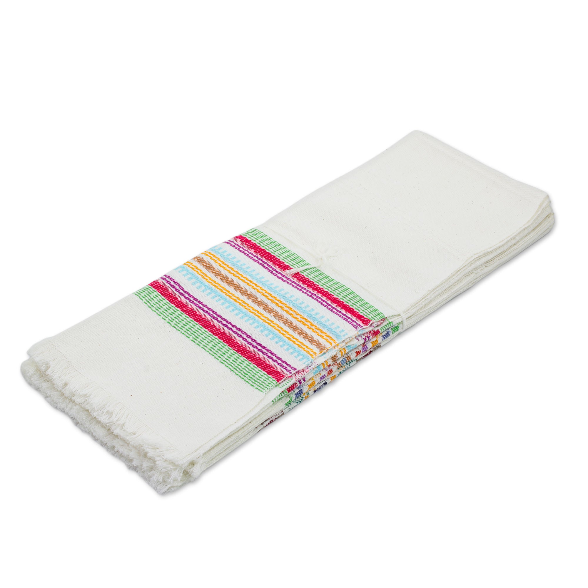 Premium Celebration Striped Cotton Dish Towels - Set of 3 | Ultimate Kitchen Upgrade