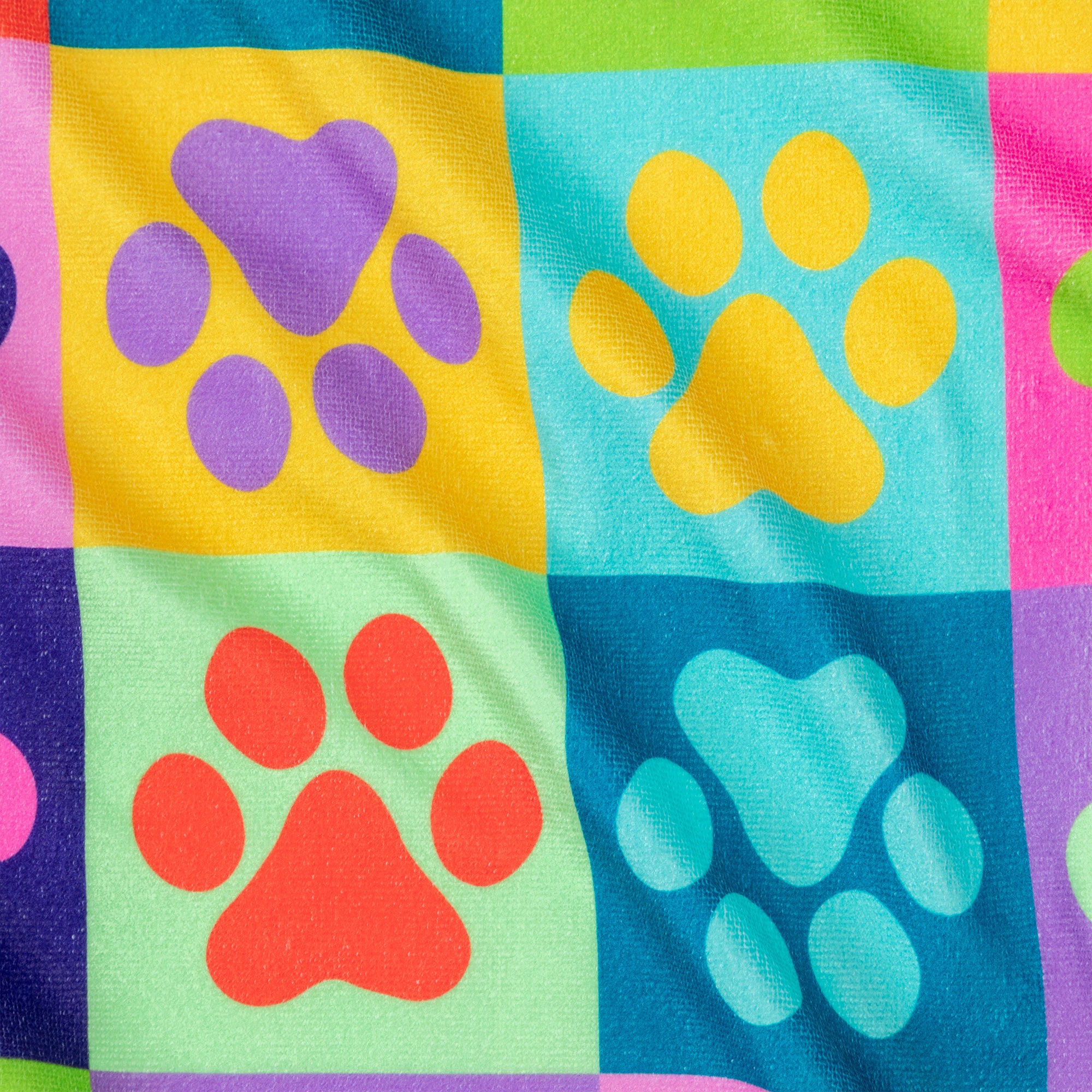 Premium Paw Print Oversized Quick-Dry Towel