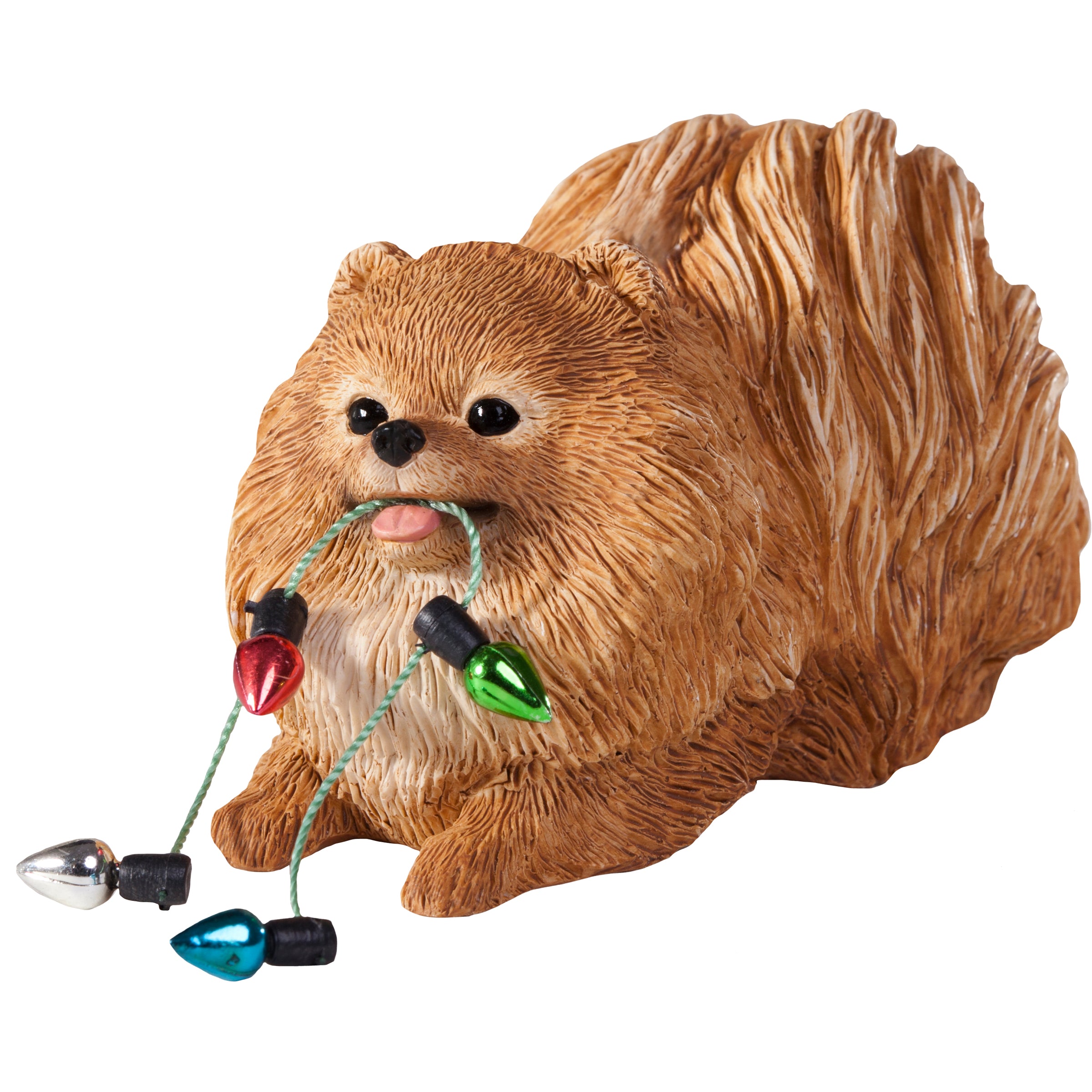 Premium Handcrafted Orange Pomeranian Christmas Ornament - Ultimate Holiday Decoration