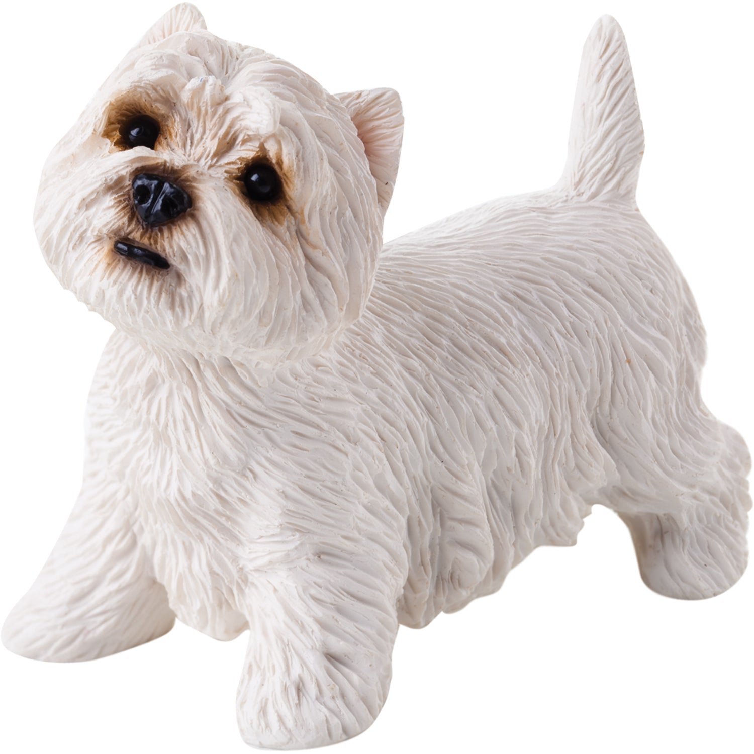Premium West Highland White Terrier Sculpture - Handcrafted Art Piece