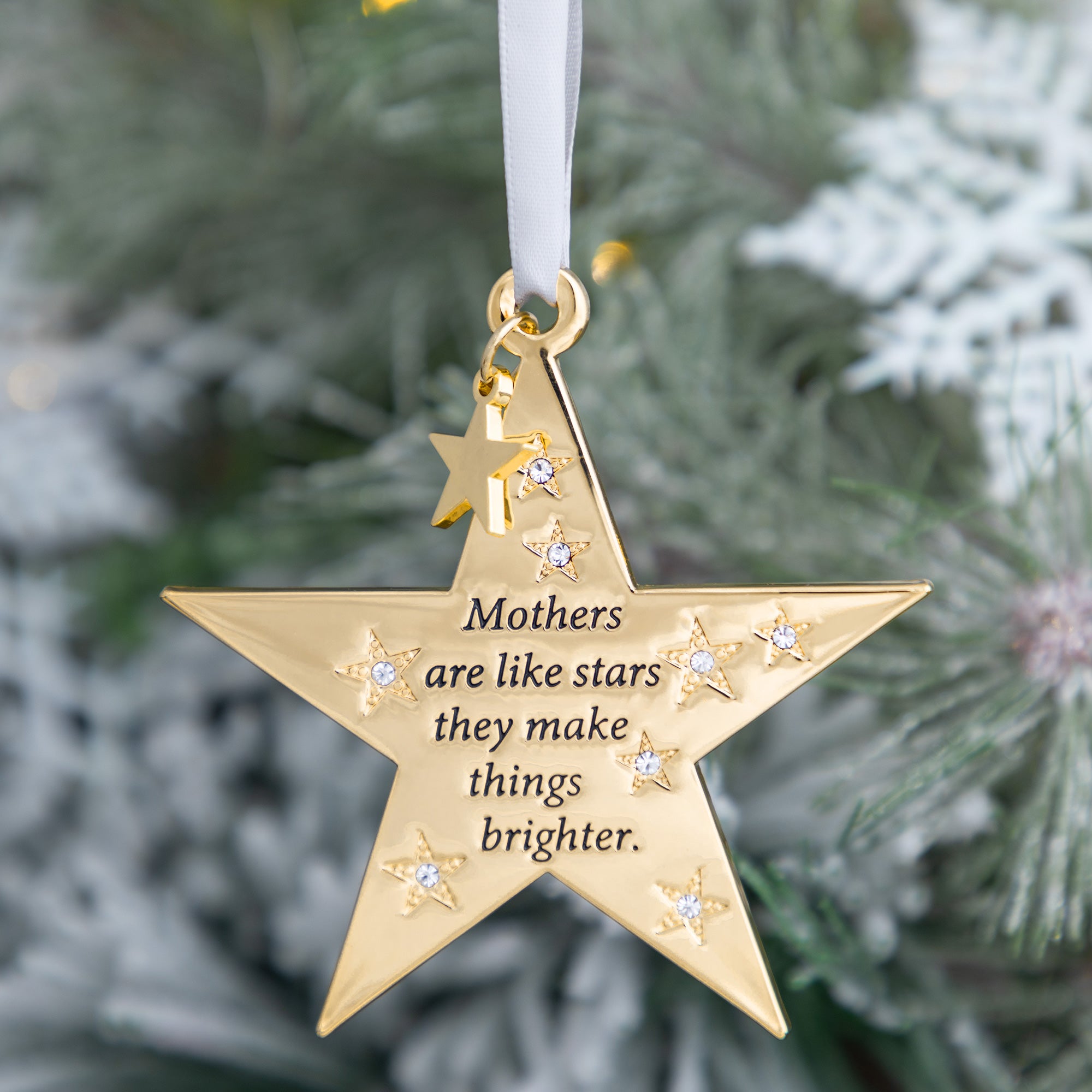Premium Sisters & Mothers Keepsake Ornament - Timeless Shine