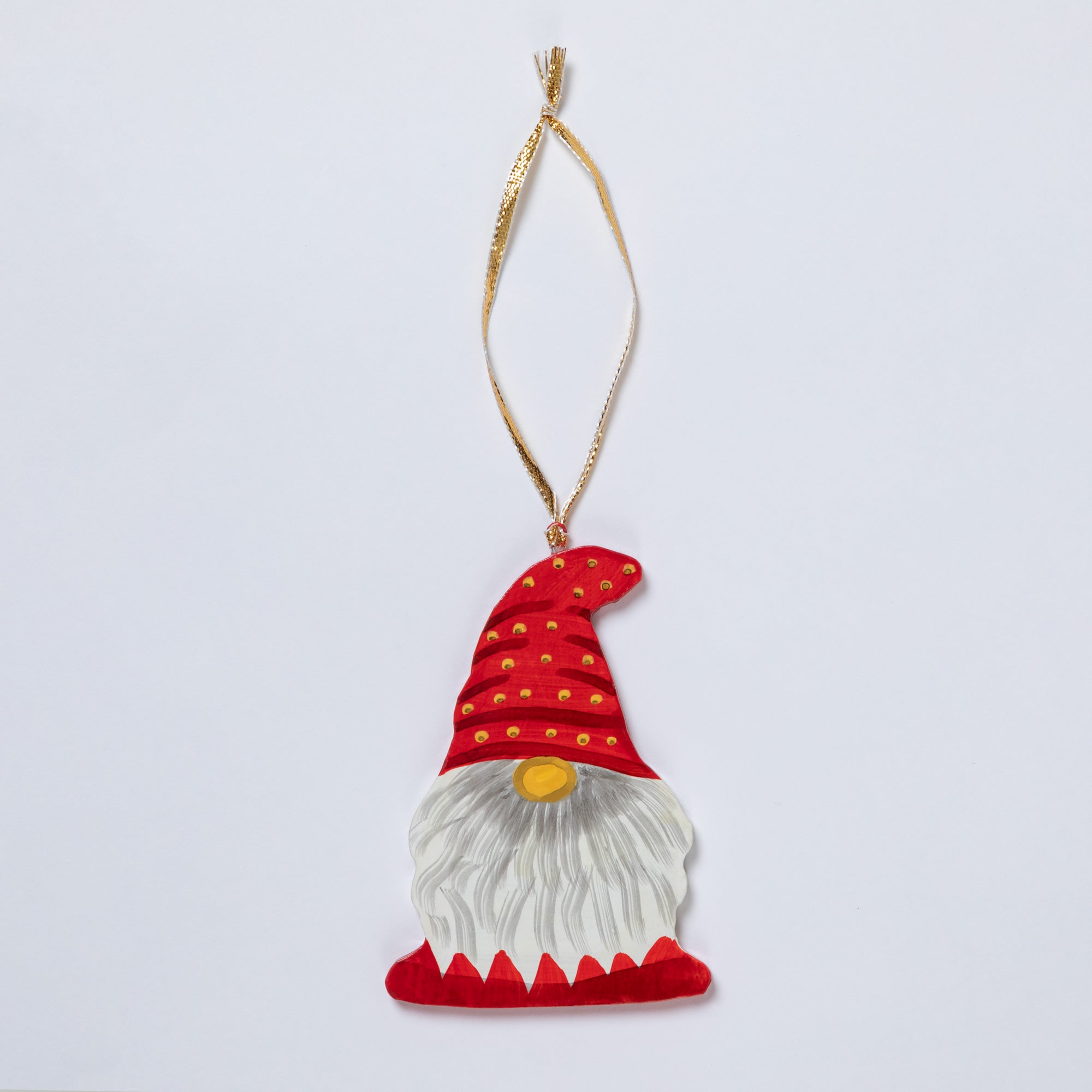 Premium Hand-Painted Gnome Ornament Collection
