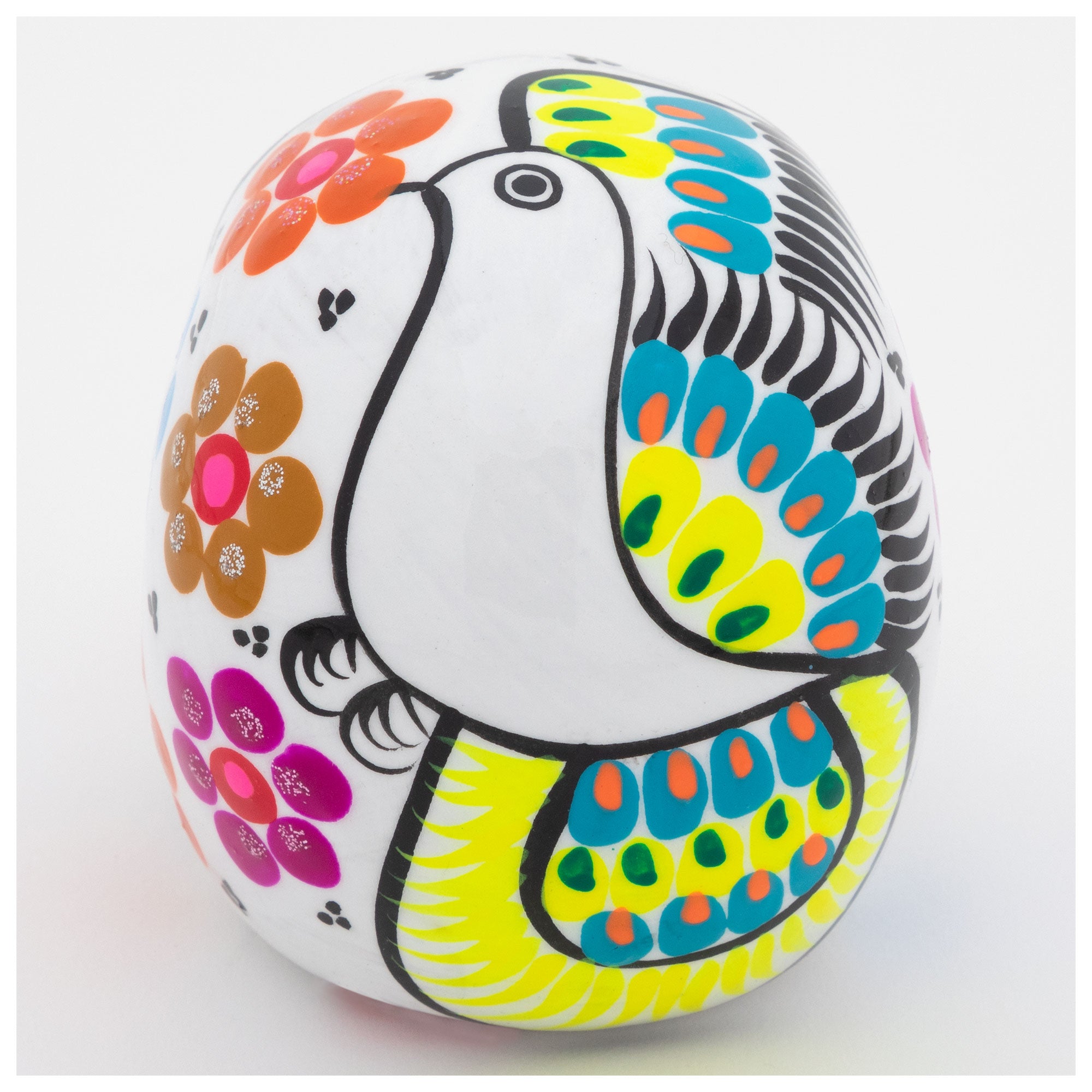Premium Hand-Painted Ceramic Skull Art Piece
