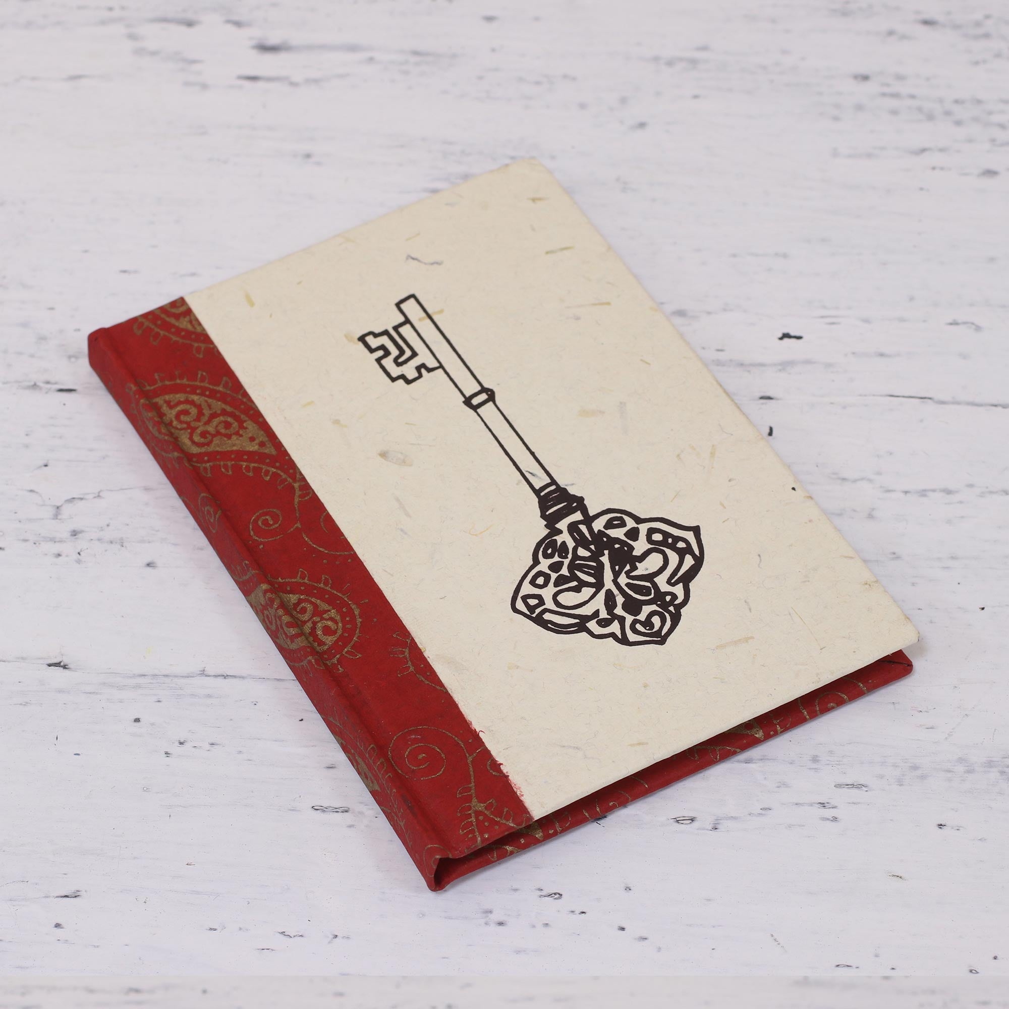 Premium Handcrafted Key Design Journal - Ultimate Memory Keeper