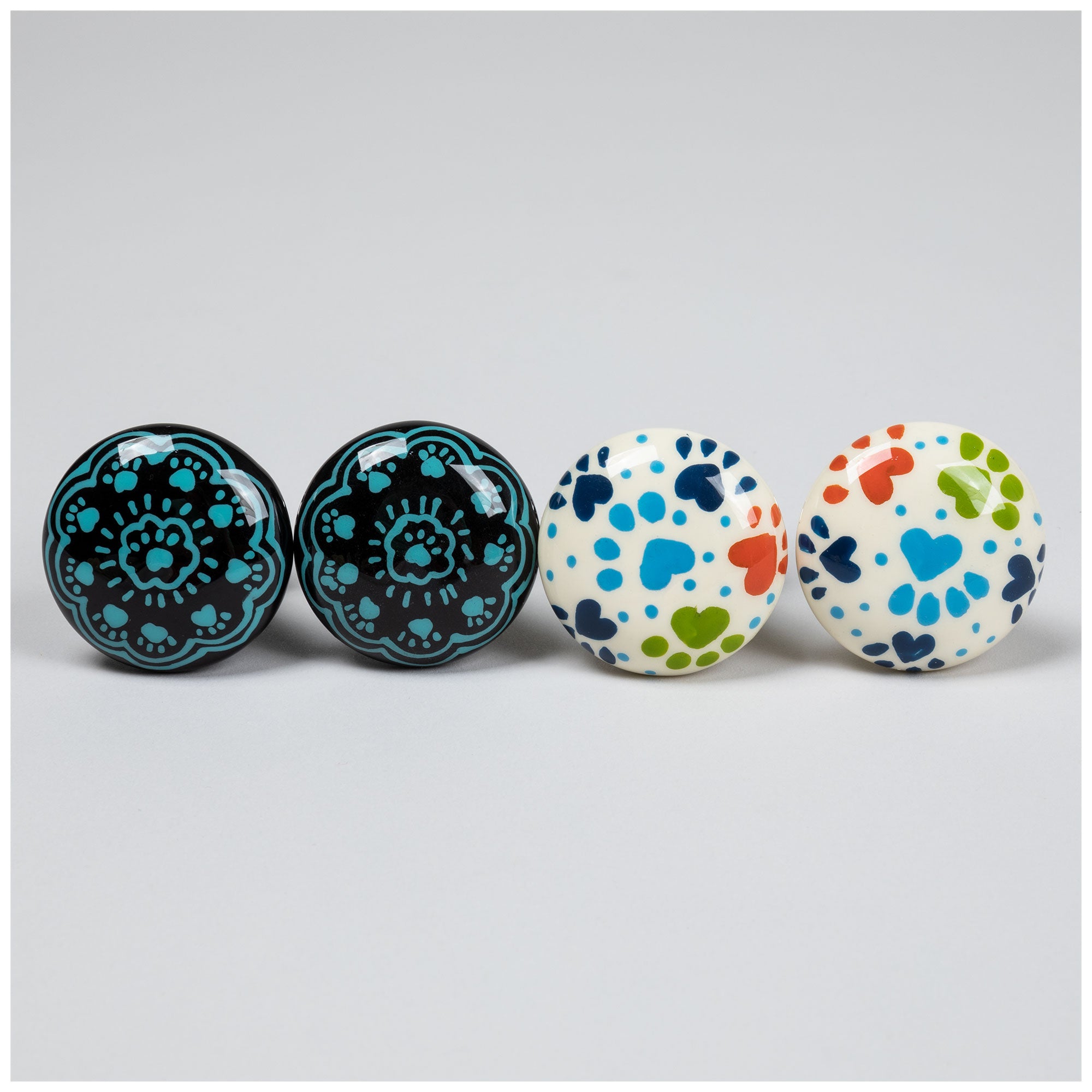 Premium Hand-Painted Iron Knobs - Set of 2 for Stylish Upgrades