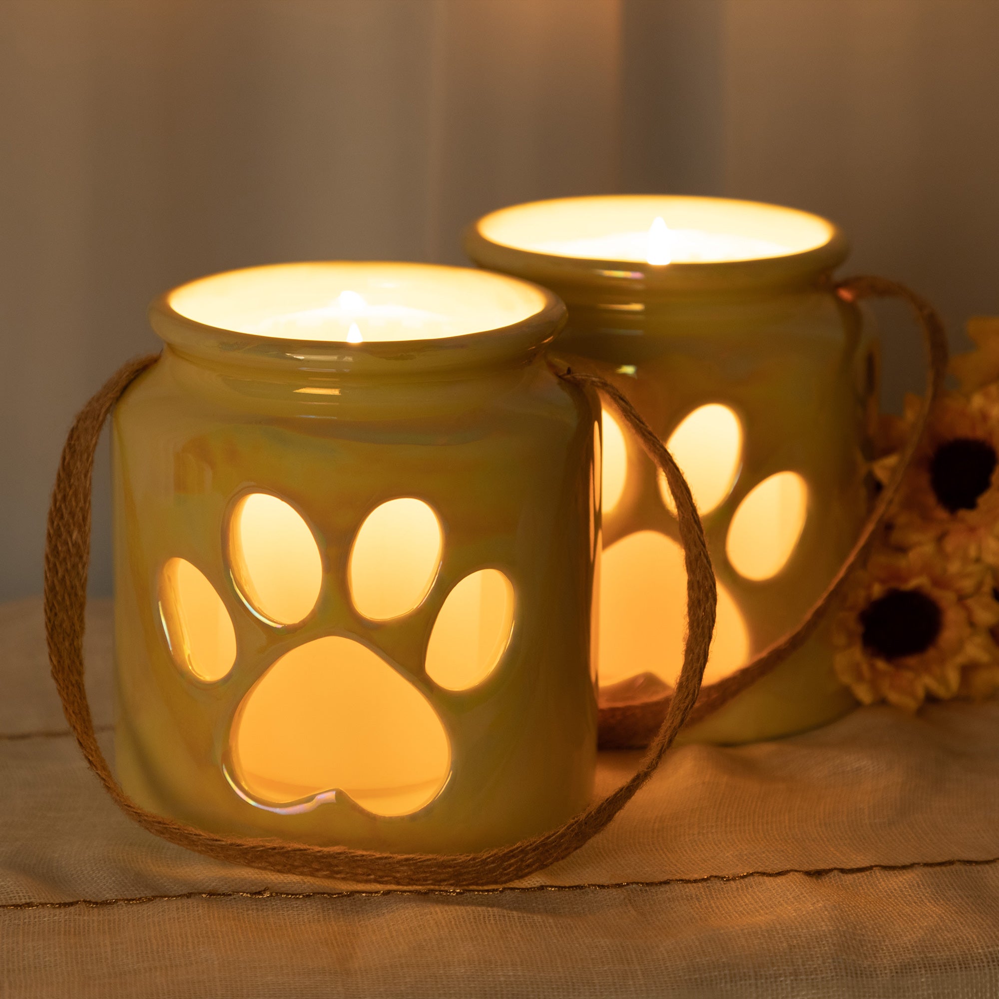 Premium Heart Paw Candle Holder Set - Ultimate Ambiance Upgrade