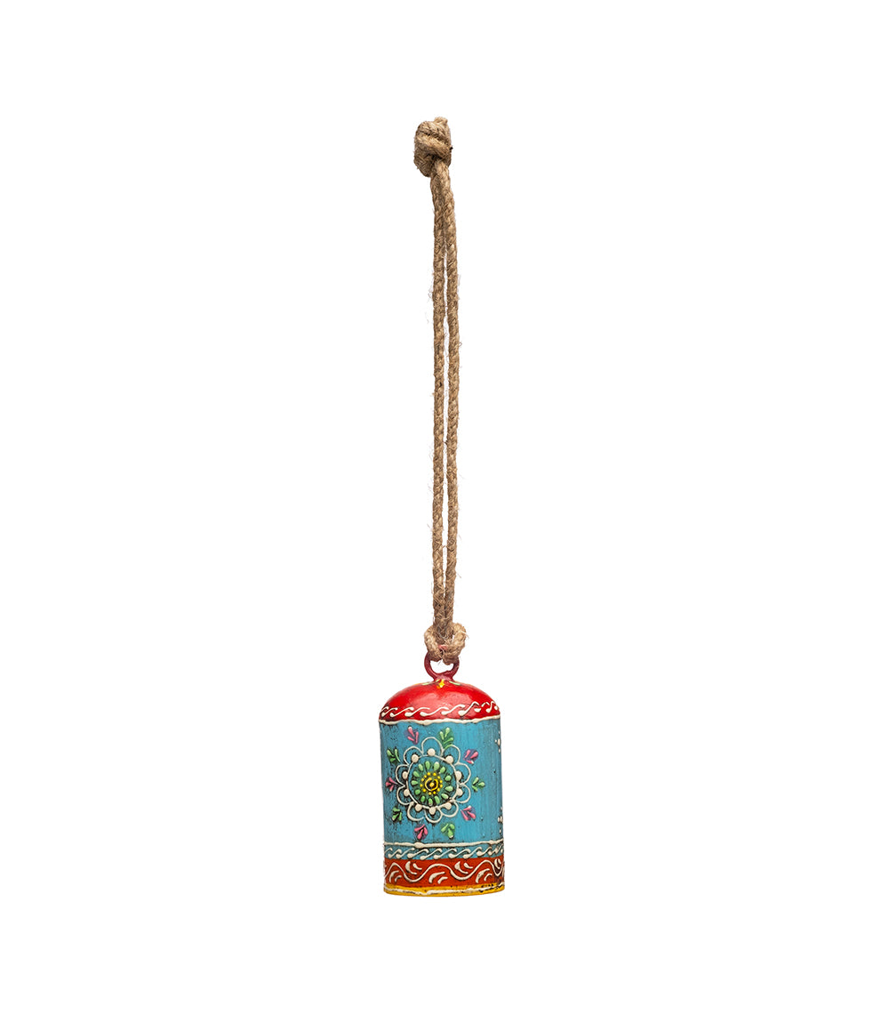 Premium Henna Treasure Bell - Handcrafted Floral Metal Decor