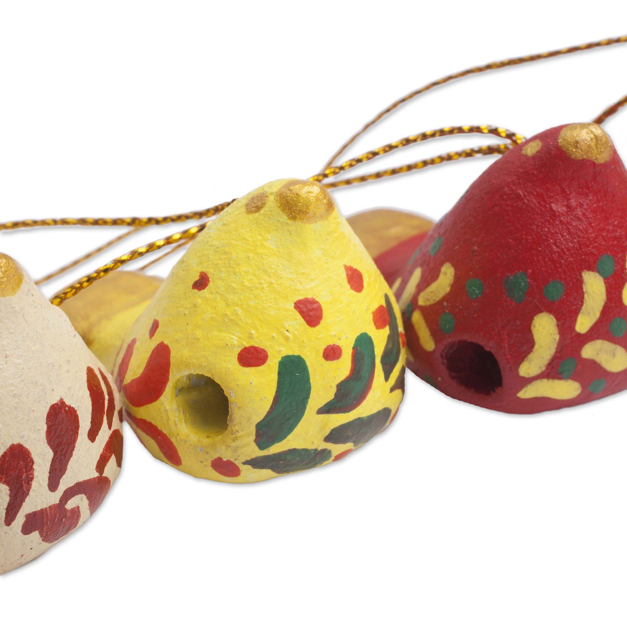 Premium Christmas Dove Ornaments - Handcrafted Set of 6