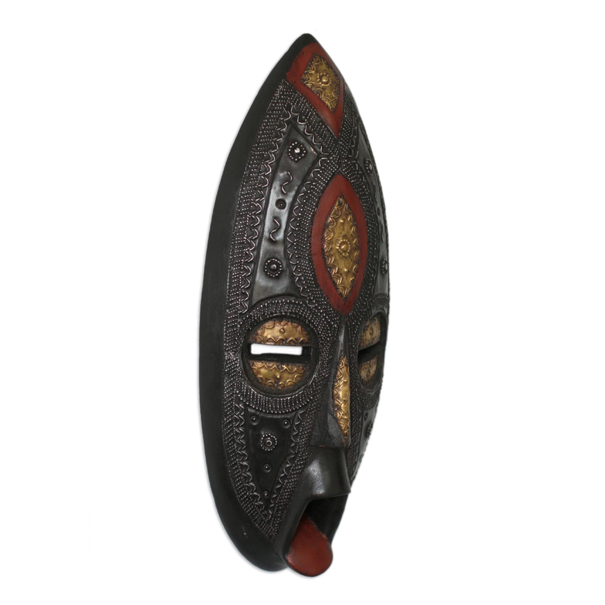 Premium Zuba African Wood Mask - Handcrafted Authentic Home Decor