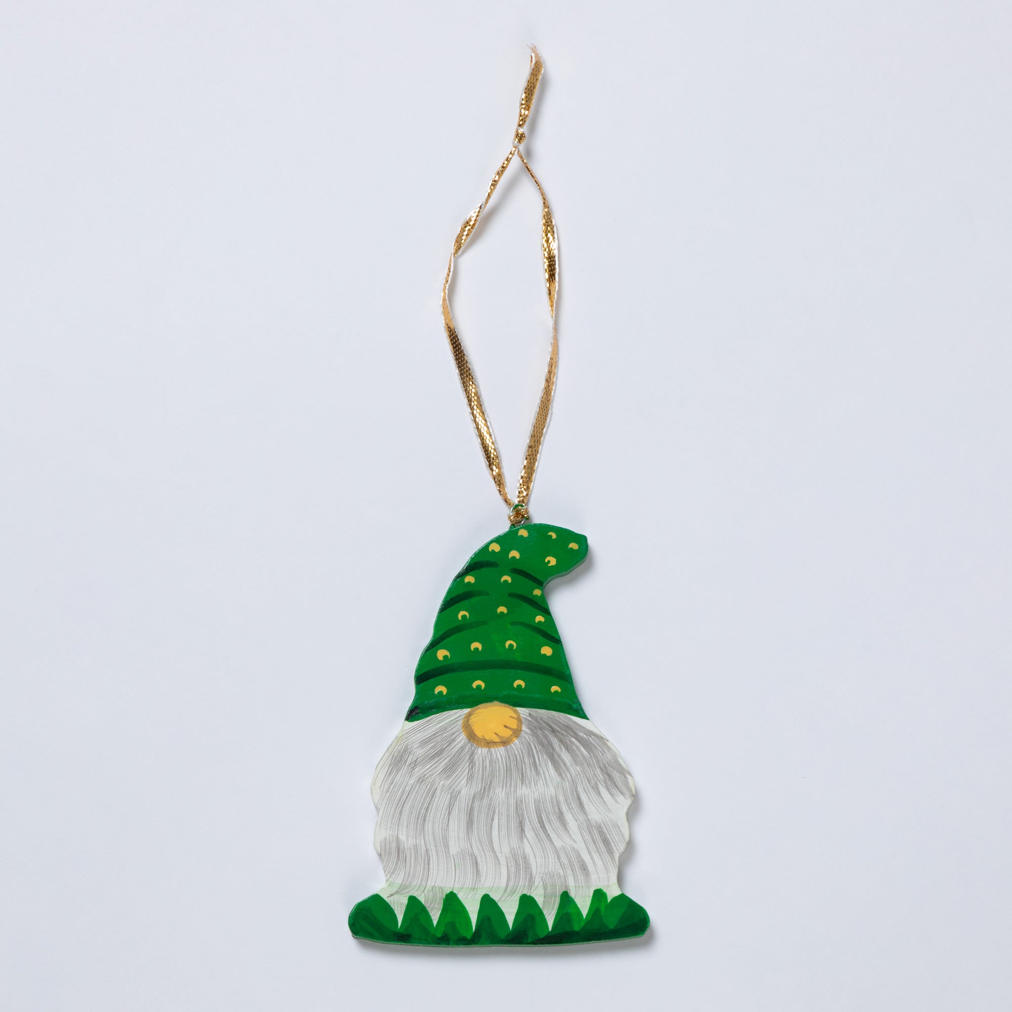 Premium Hand-Painted Gnome Ornament Collection