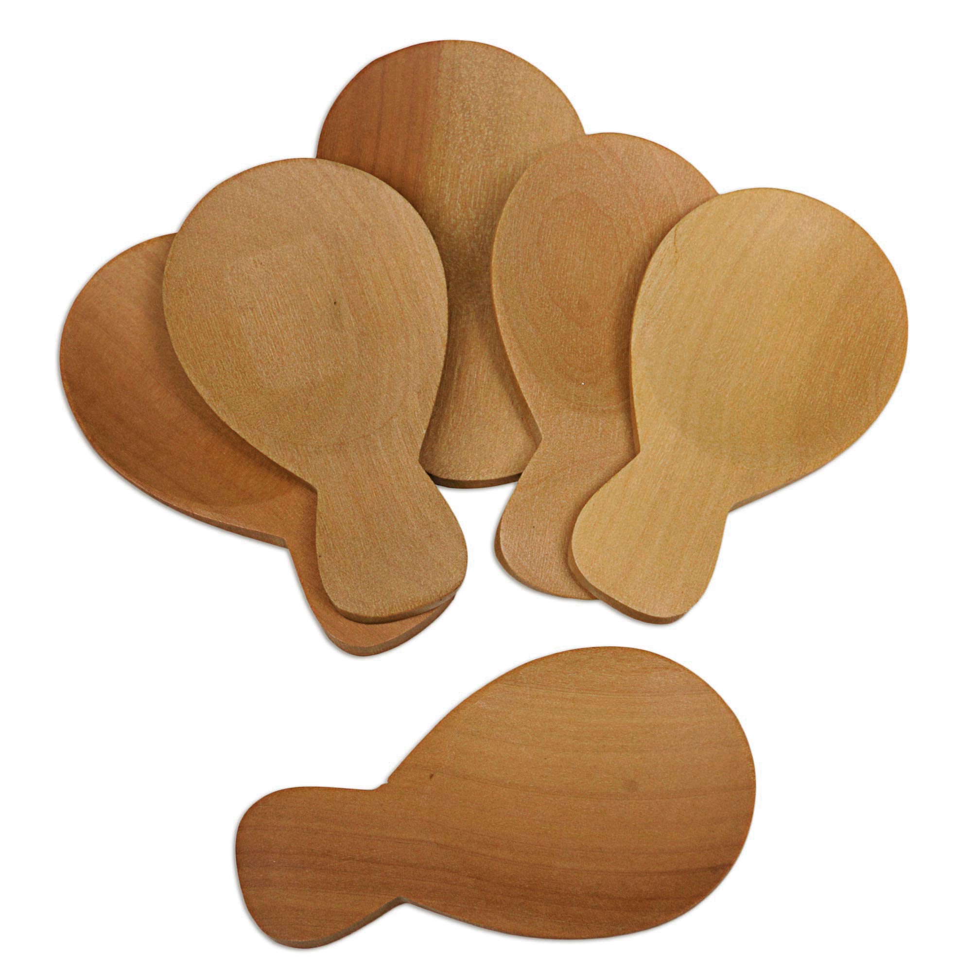 Premium Handmade Sawo Wood Sugar Spoons from Bali - Set of 6 | Upgrade Your Tea Time