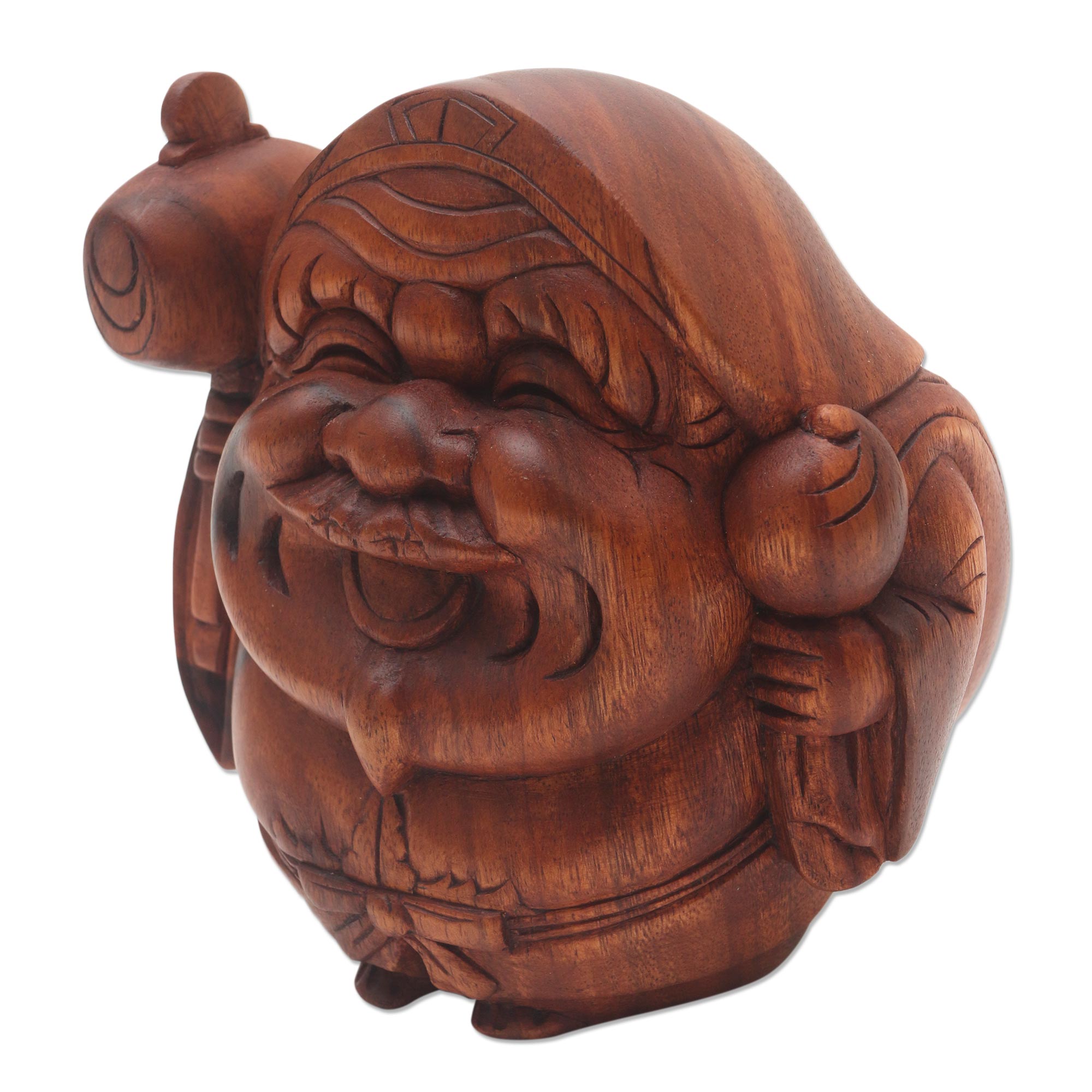 Premium Hand-Carved Indonesian Healer Sculpture by Wayan Rendah