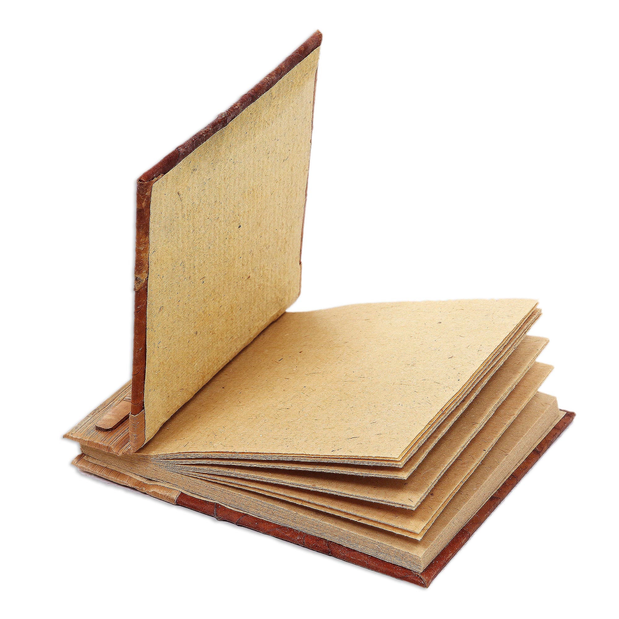 Premium Daun Waru Eco-Friendly Journal - Handmade Natural Fiber Notebook