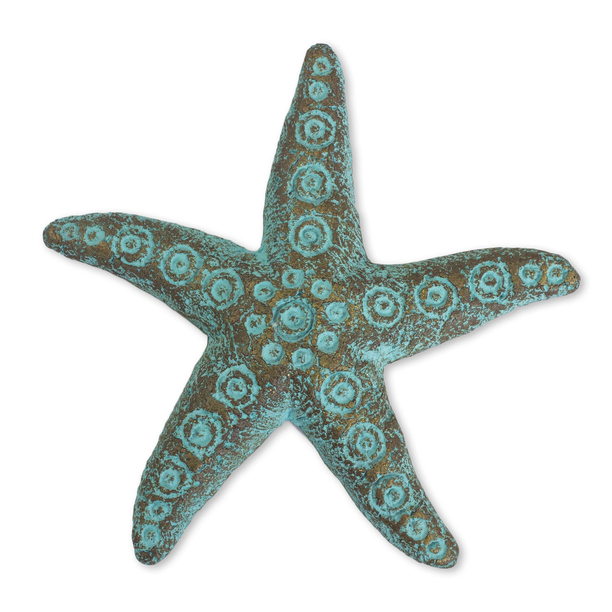 Premium Handcrafted Starfish Wall Art – Unique Recycled Paper Sculpture
