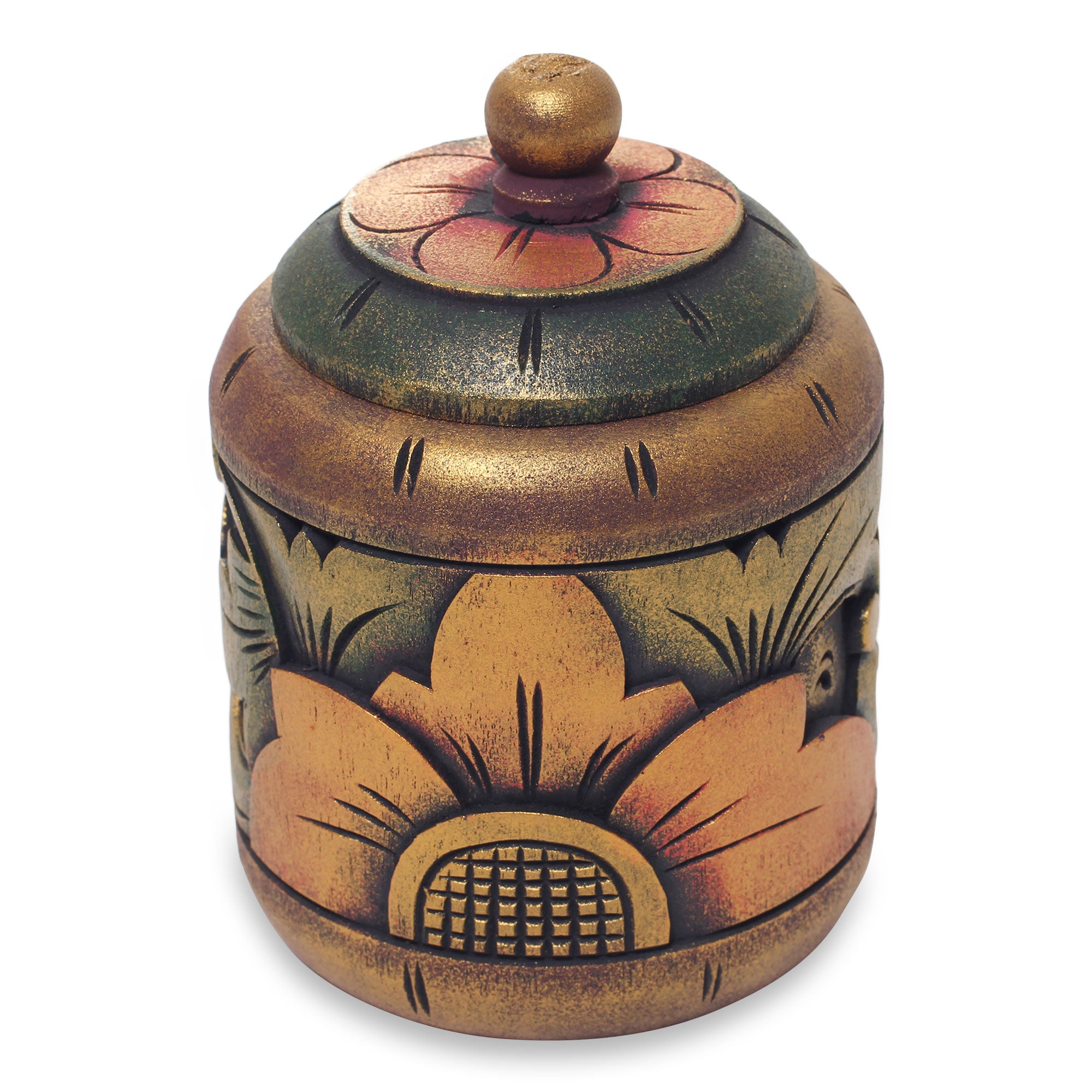 Premium Handcrafted Mahogany Garden Treasure Box