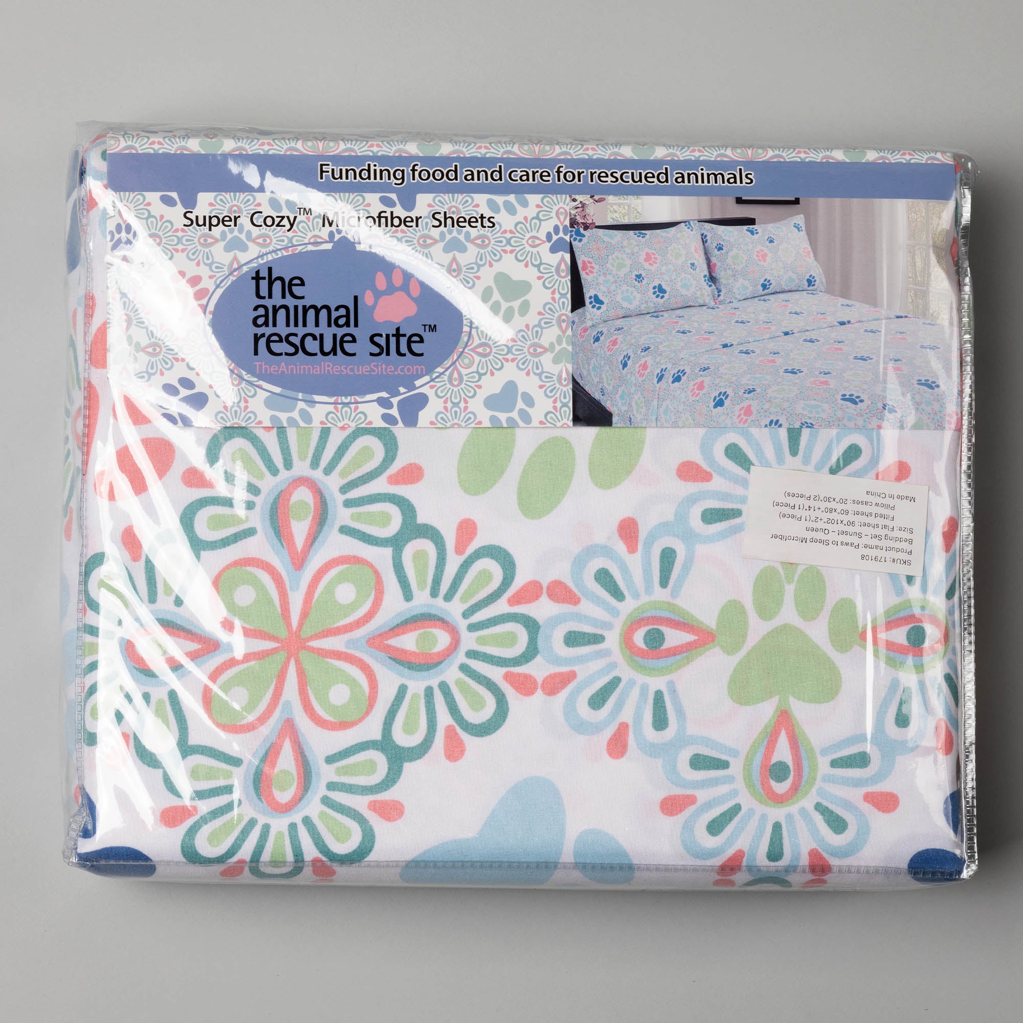 Ultimate Pastel Paws Premium Microfiber Sheet Set