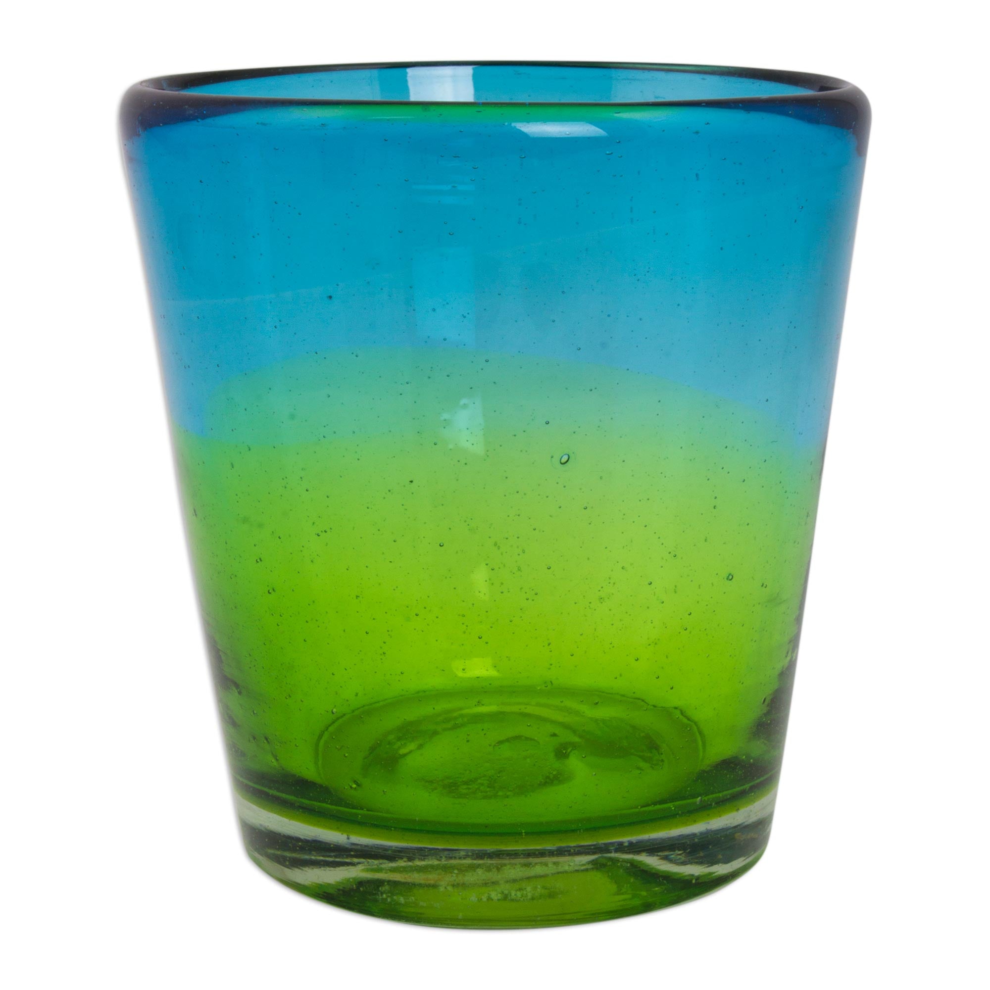 Premium Hand-Blown Aurora Tapatia Mexican Rocks Glasses - Set of 6