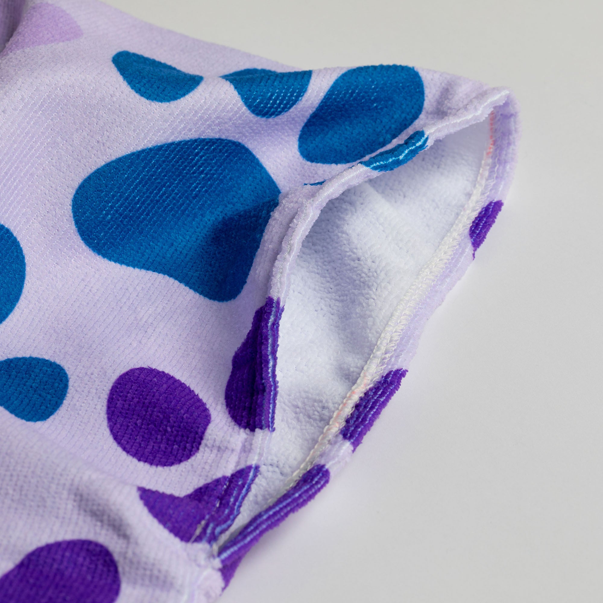 Ultimate Paw Print Beach Towel Poncho - Premium Hooded Towel