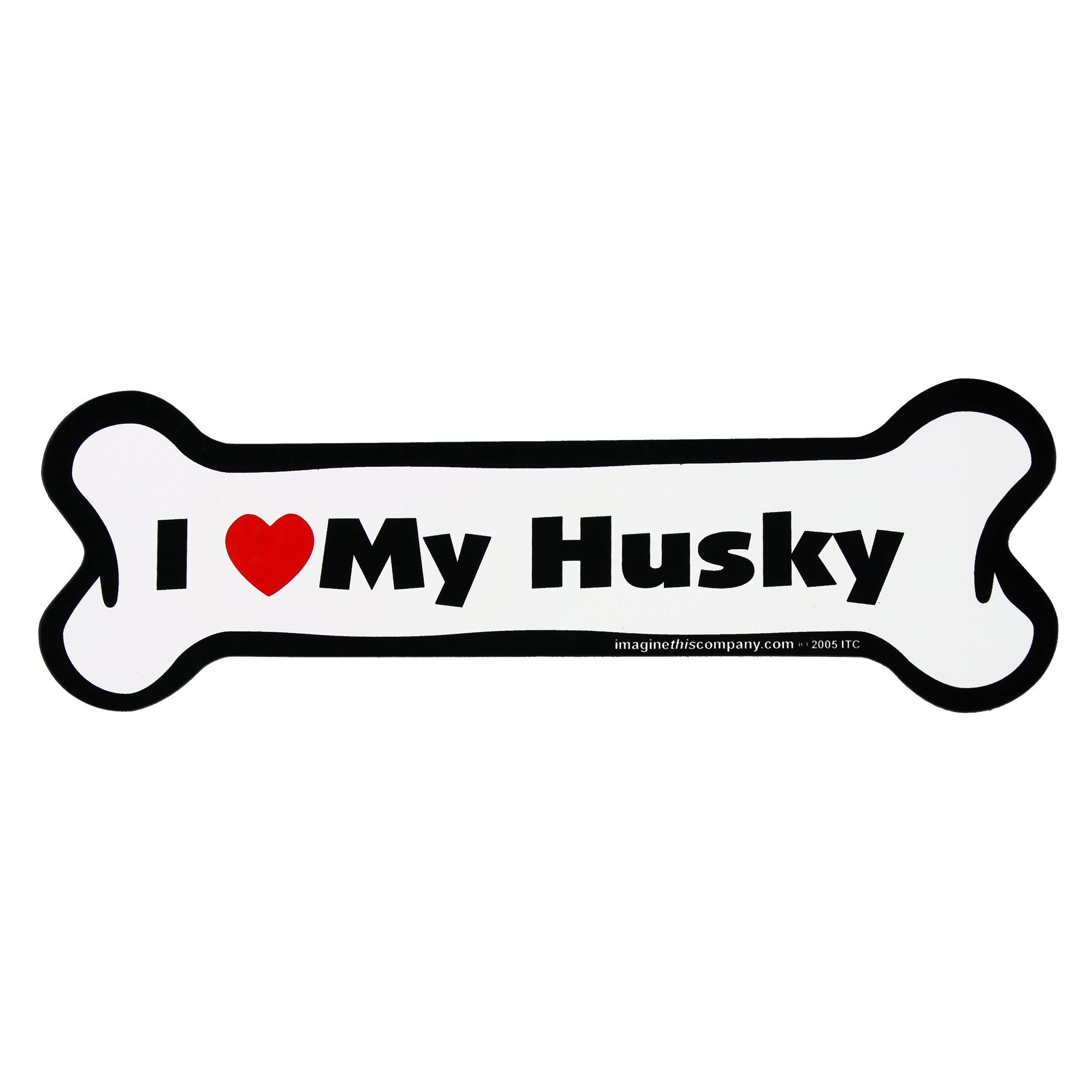 Premium I Love My Dog Car Magnet: Breeds A - K | Ultimate Pet Lover's Accessory