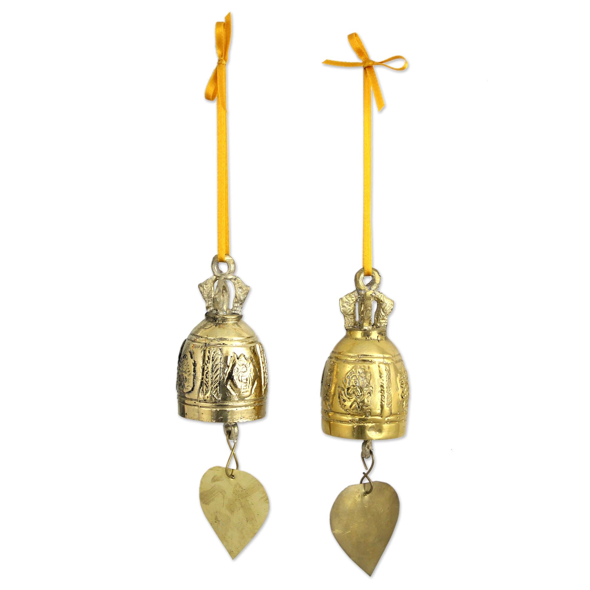 Premium Handcrafted Buddhist Brass Bell Ornament (6 Inch)