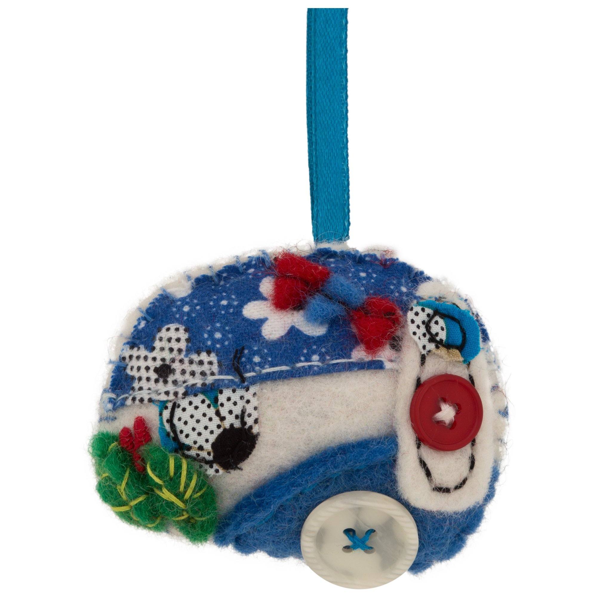 Premium Handmade Happy Camper Ornament - Ultimate Gift for Nature Lovers