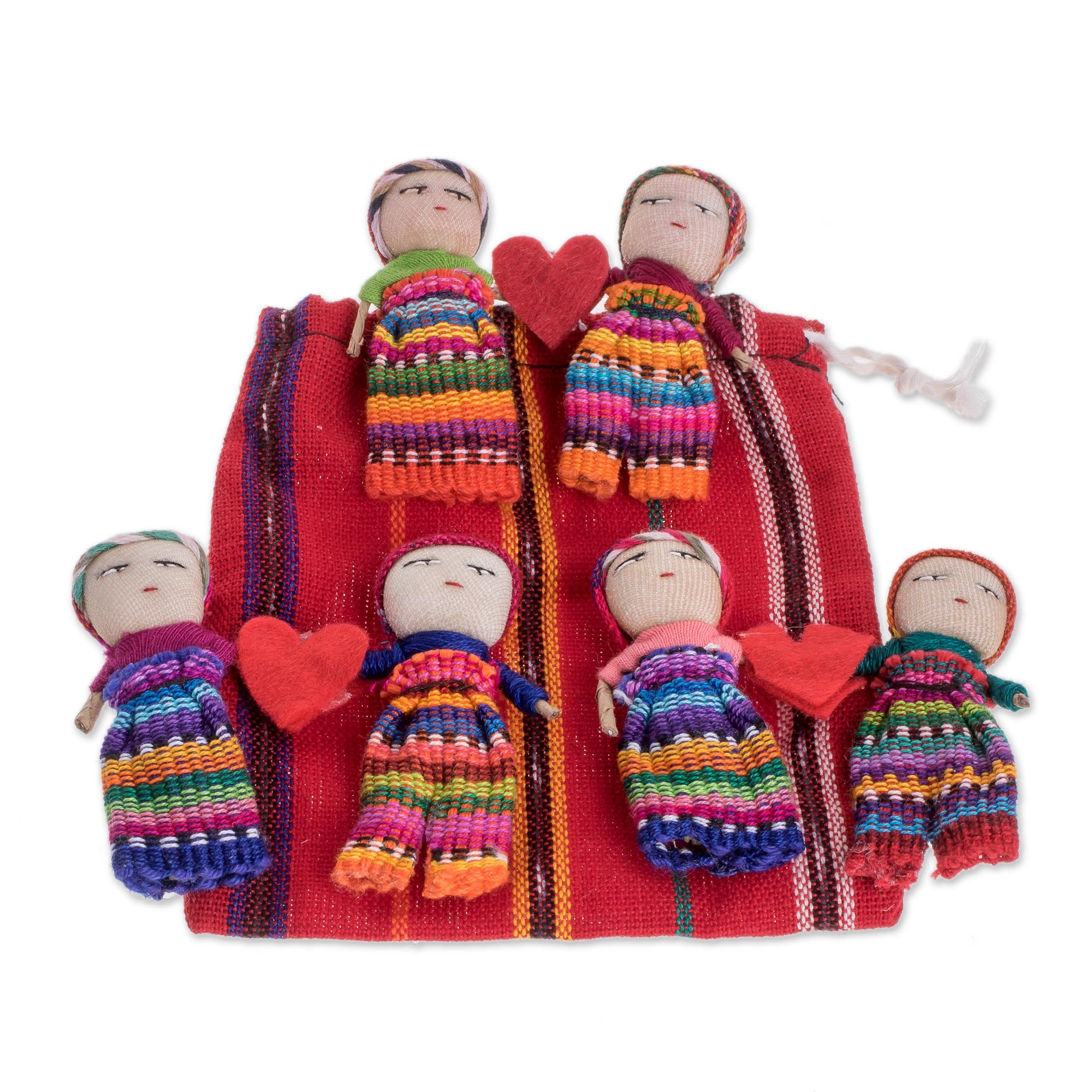Premium Love & Hope Worry Dolls - Ultimate Gift Set with Hearts