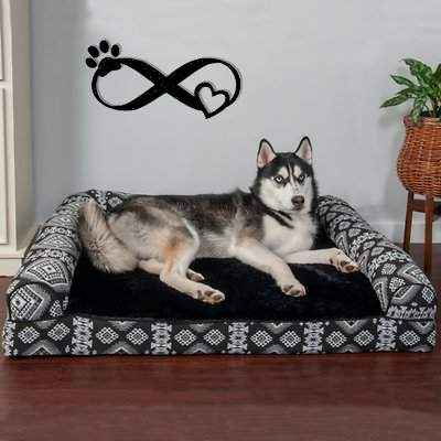 Premium Infinity Paw Heart - Ultimate Metal Wall Art for Pet Lovers
