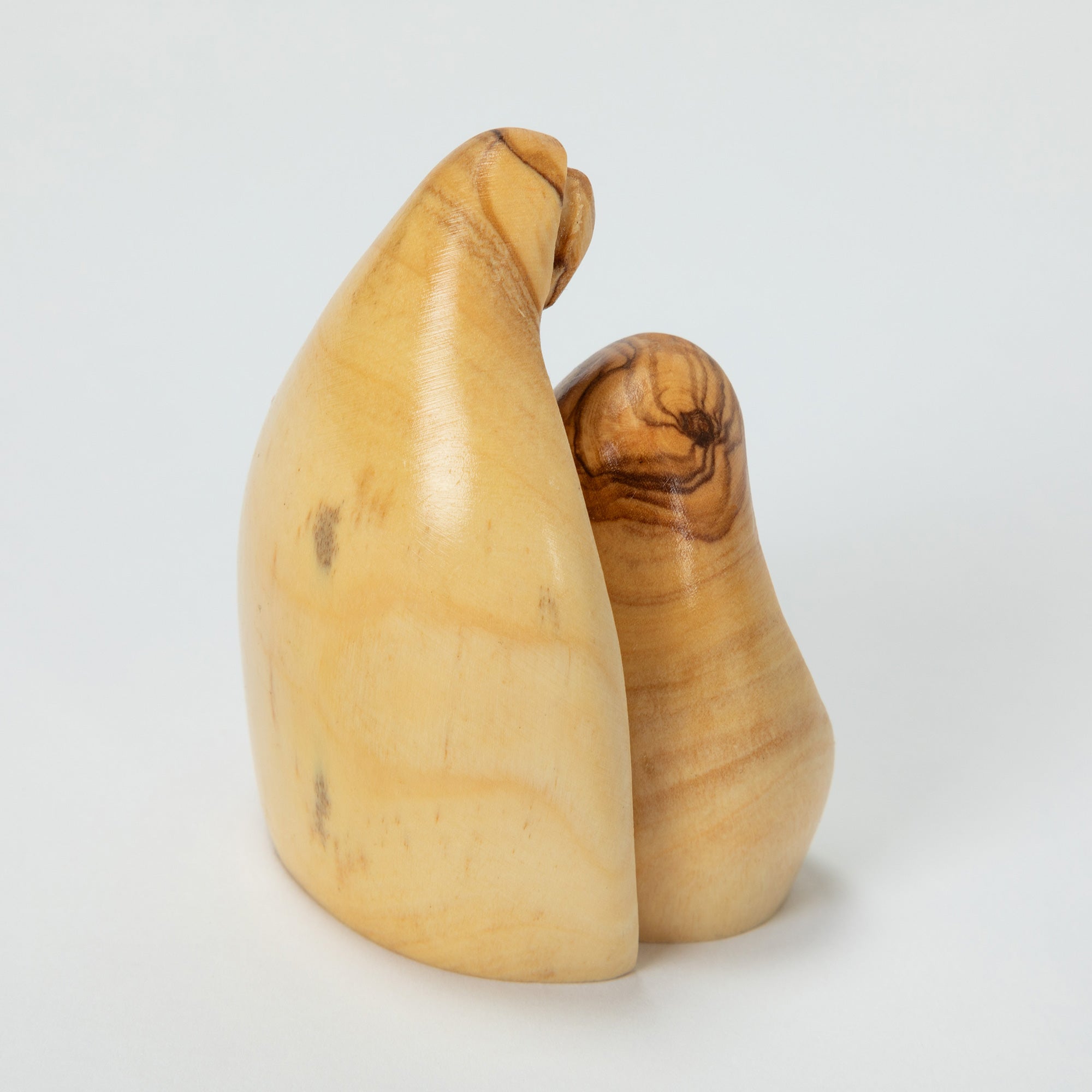 Premium Olive Wood Nativity Set - Handcrafted Holy Family Figurines