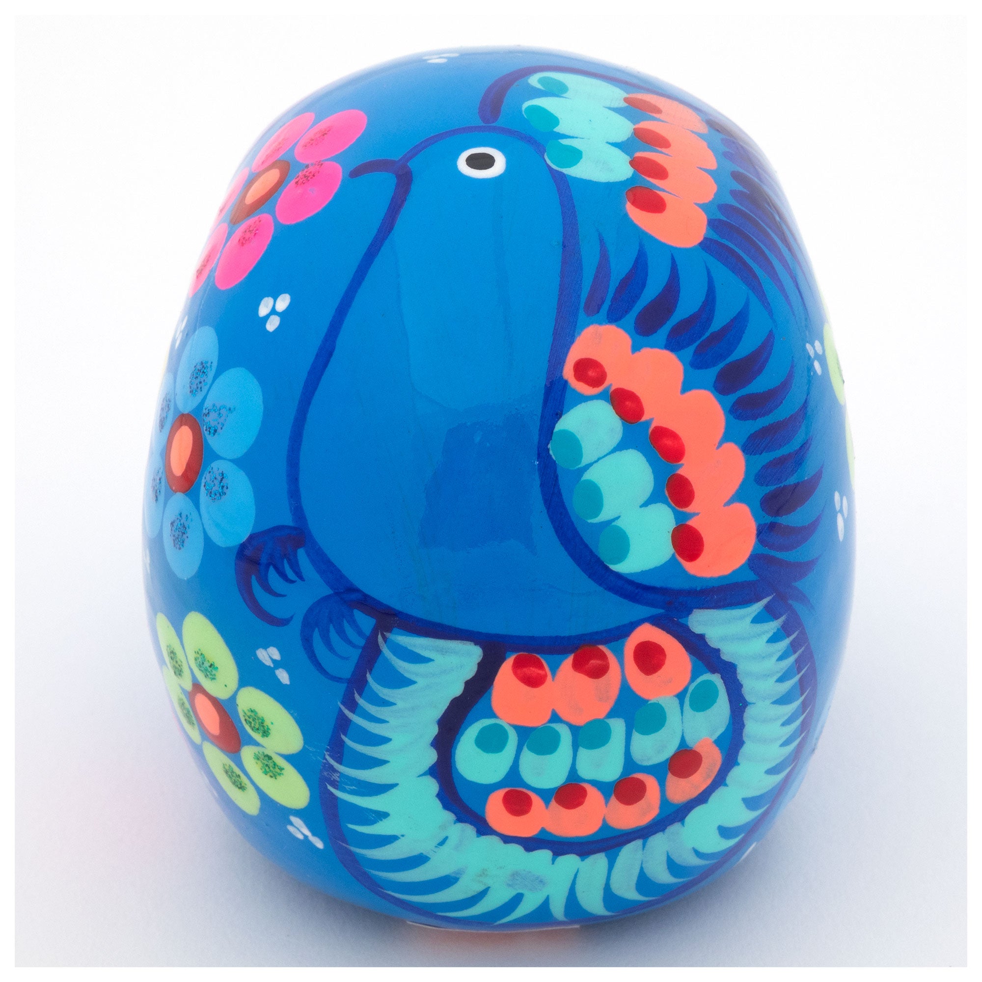 Premium Hand-Painted Ceramic Skull Art Piece