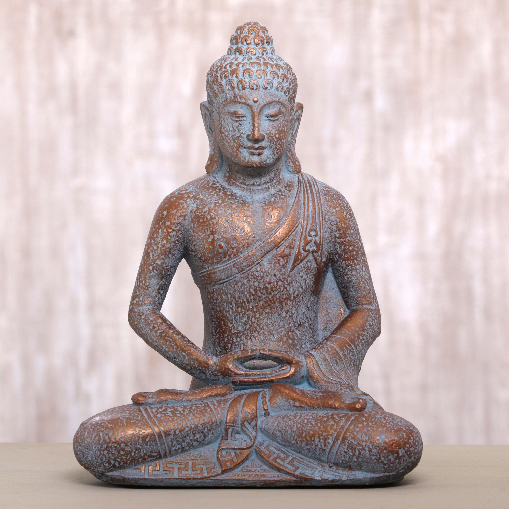 Premium Borobudur Buddha Stone Sculpture - Handcrafted Indonesian Art