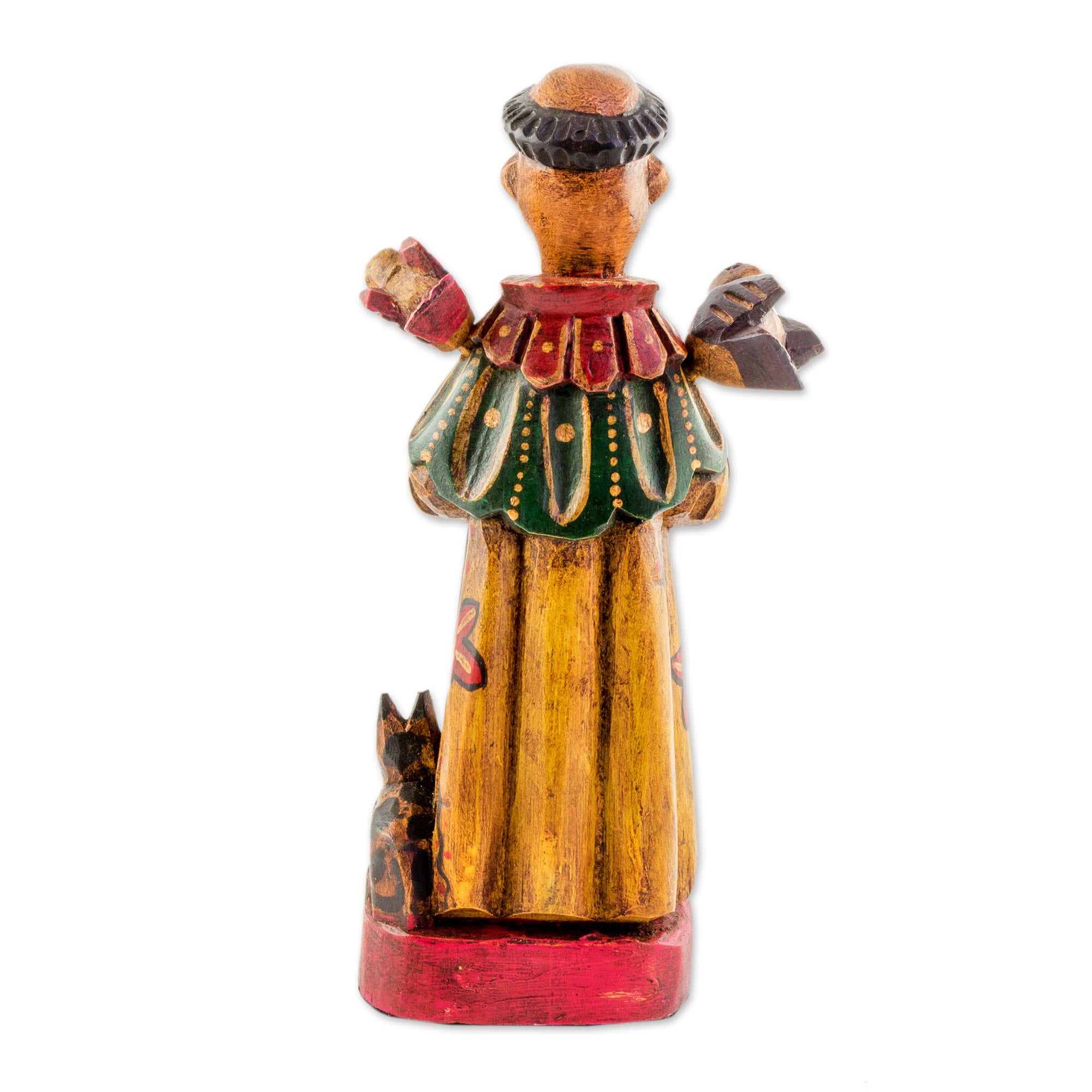 Premium Hand-Painted Saint Francis Statuette with Animals