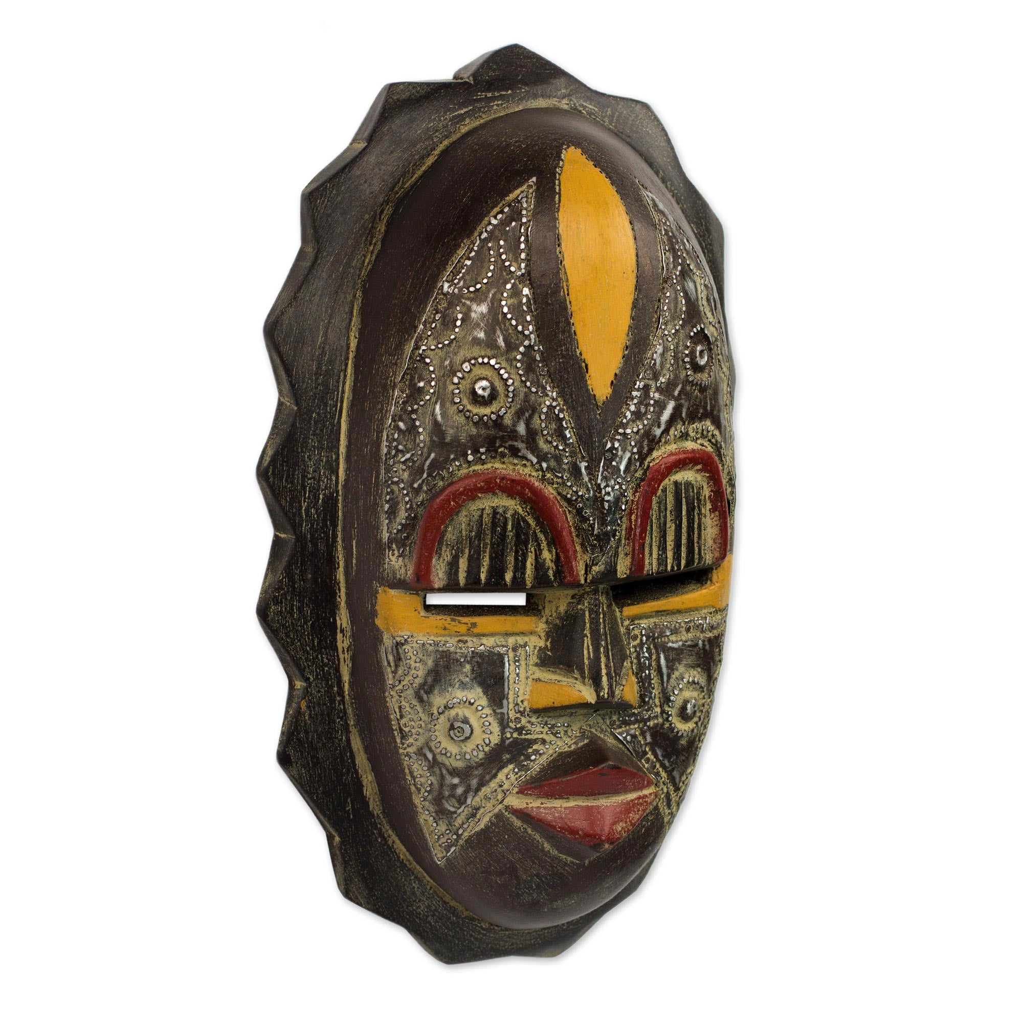 Premium Zurufi Wall Mask - Nigerian Handcrafted Art