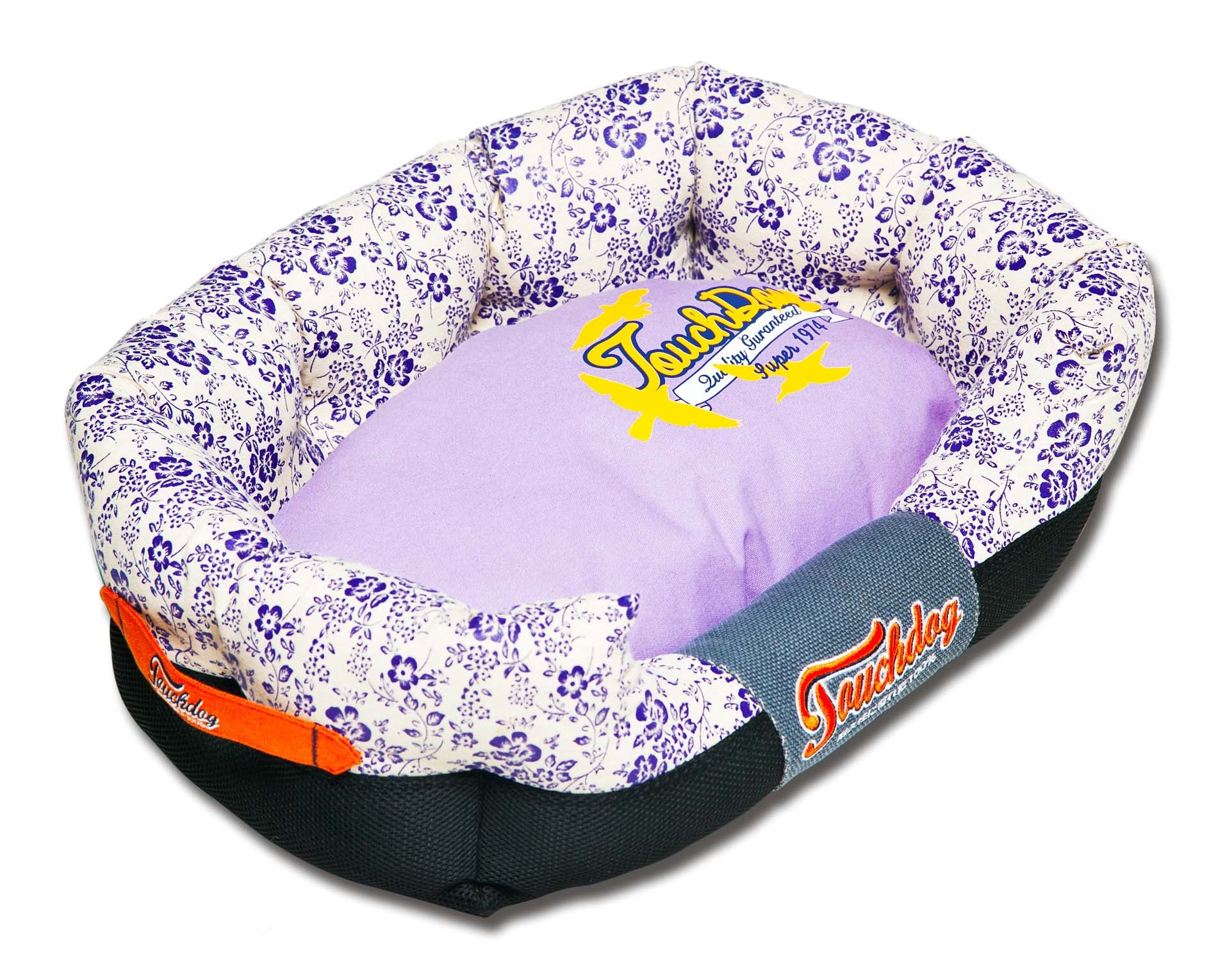 Touchdog® Floral-Galore Premium Designer Dog Bed