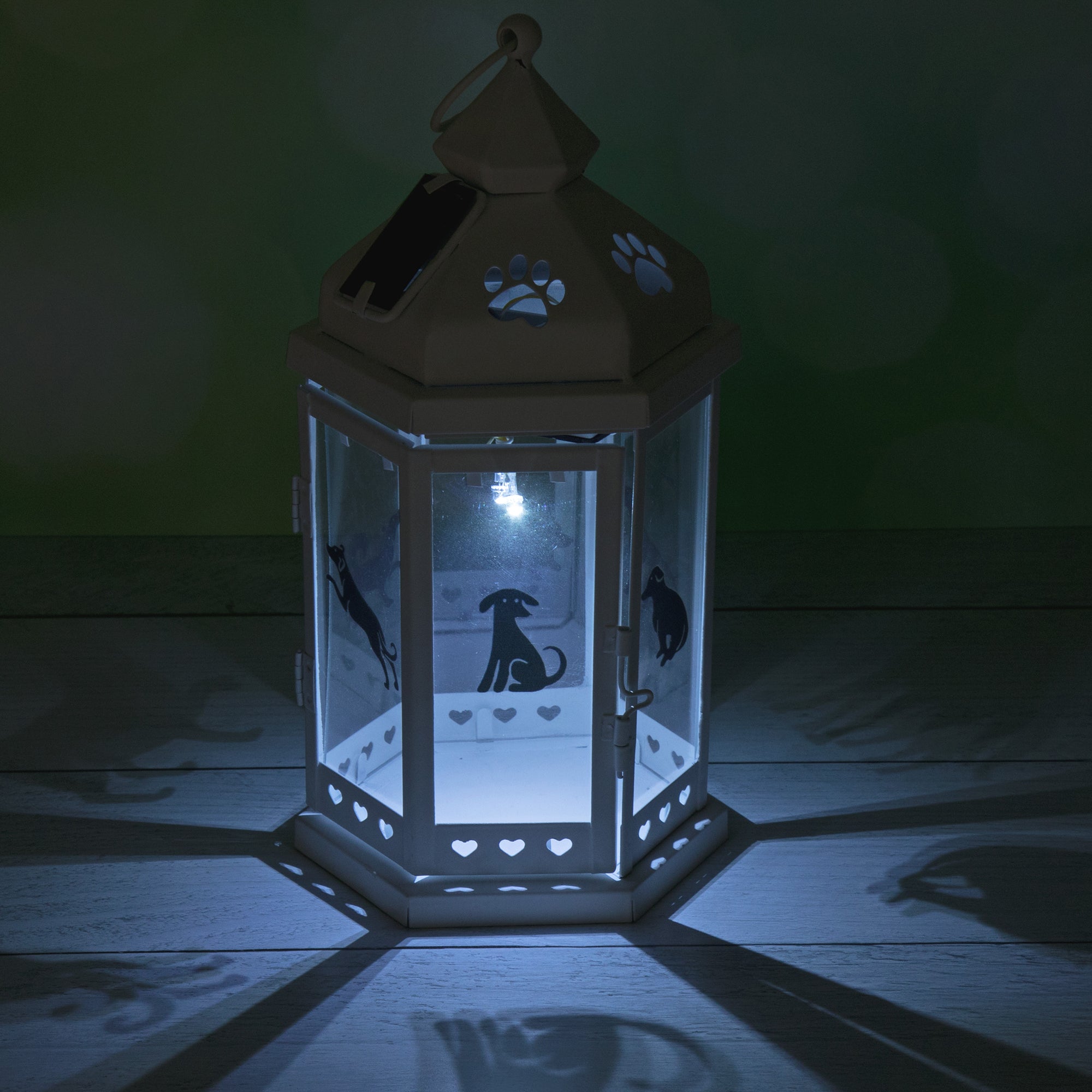 Premium Solar Pet Silhouette Lantern - Ultimate Outdoor Decor
