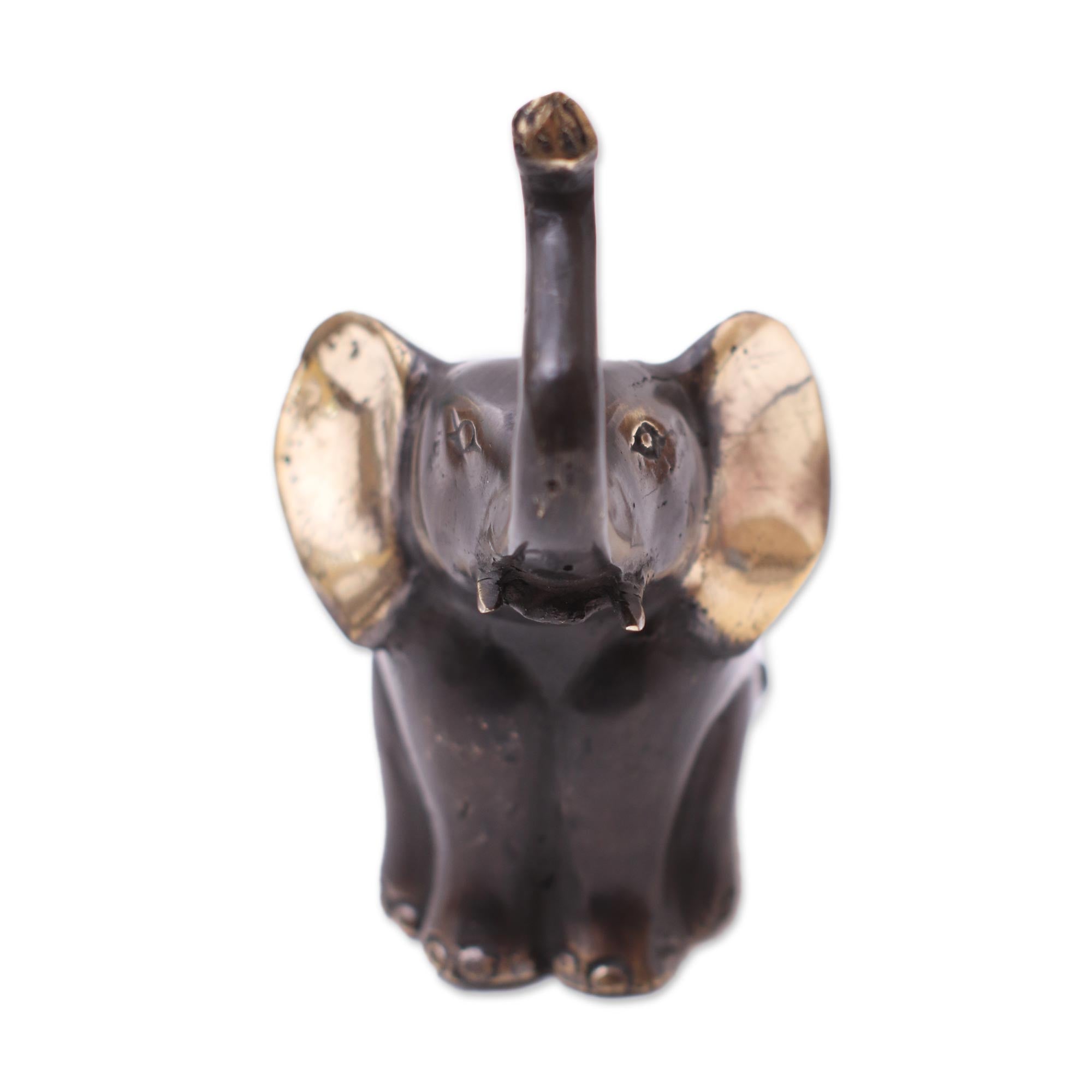 Premium Antiqued Bronze Elephant Sculpture – Handcrafted in Bali