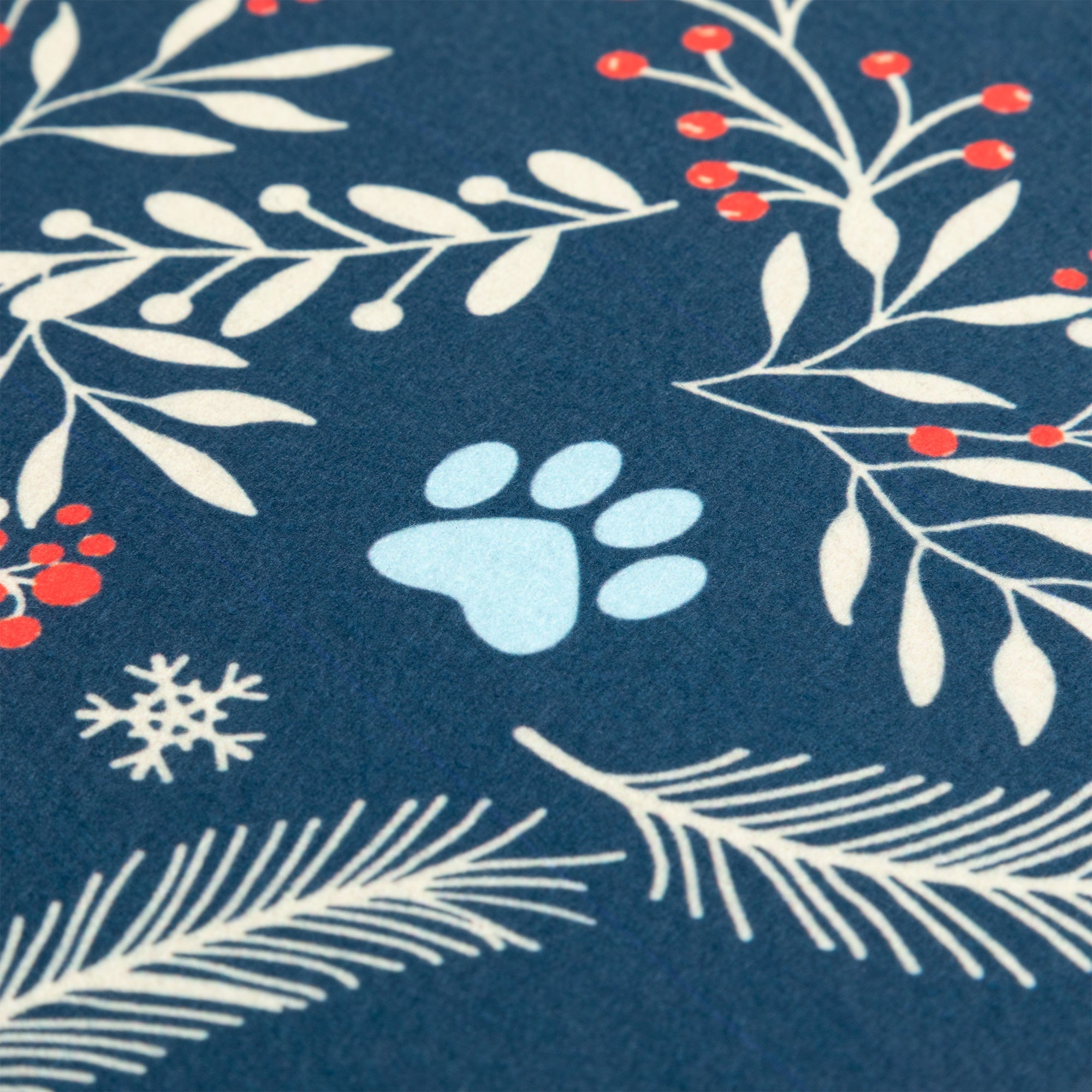 Premium Winter Sprigs & Paws All-Season Mat
