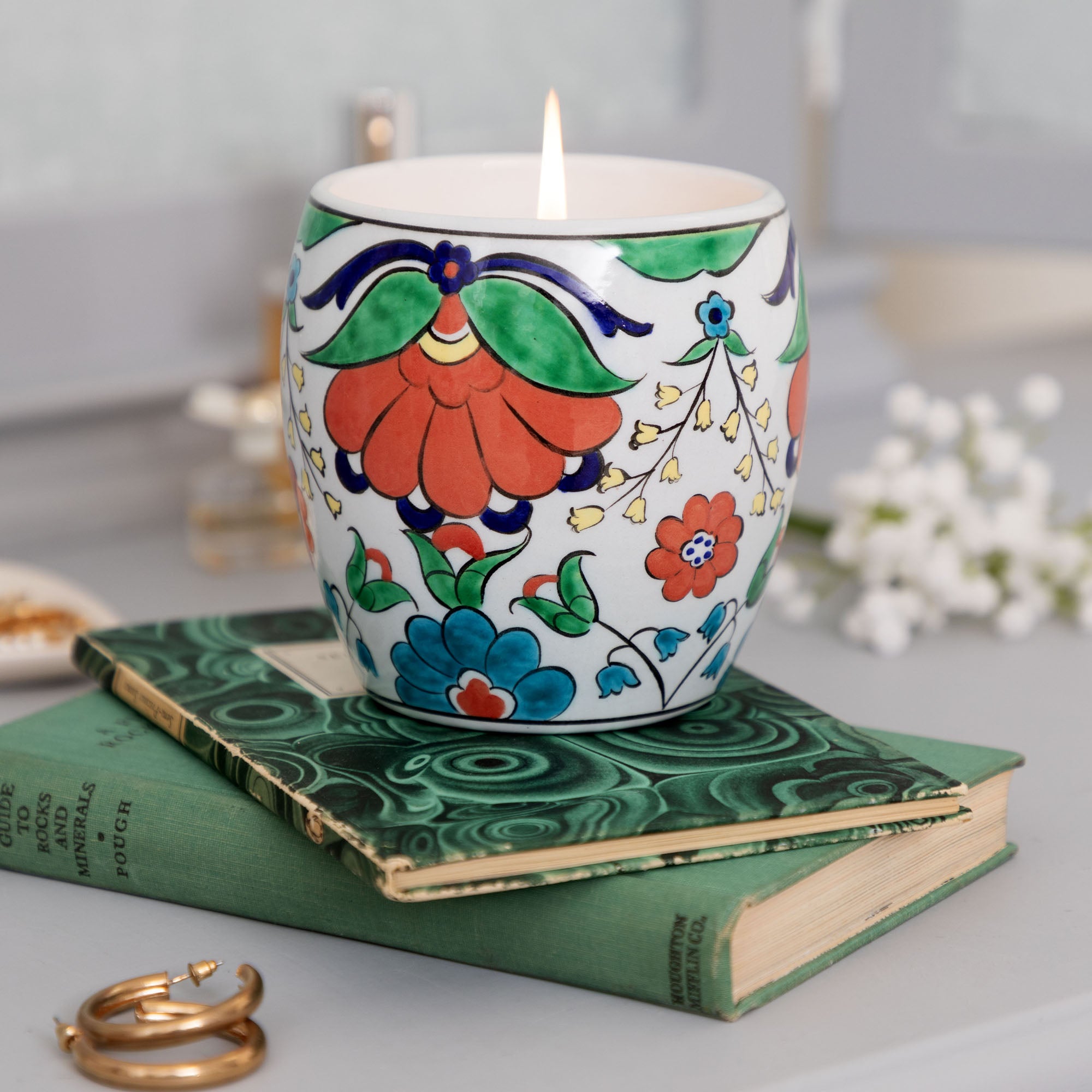 Premium Hand-Poured Ceramic Artisan Candle