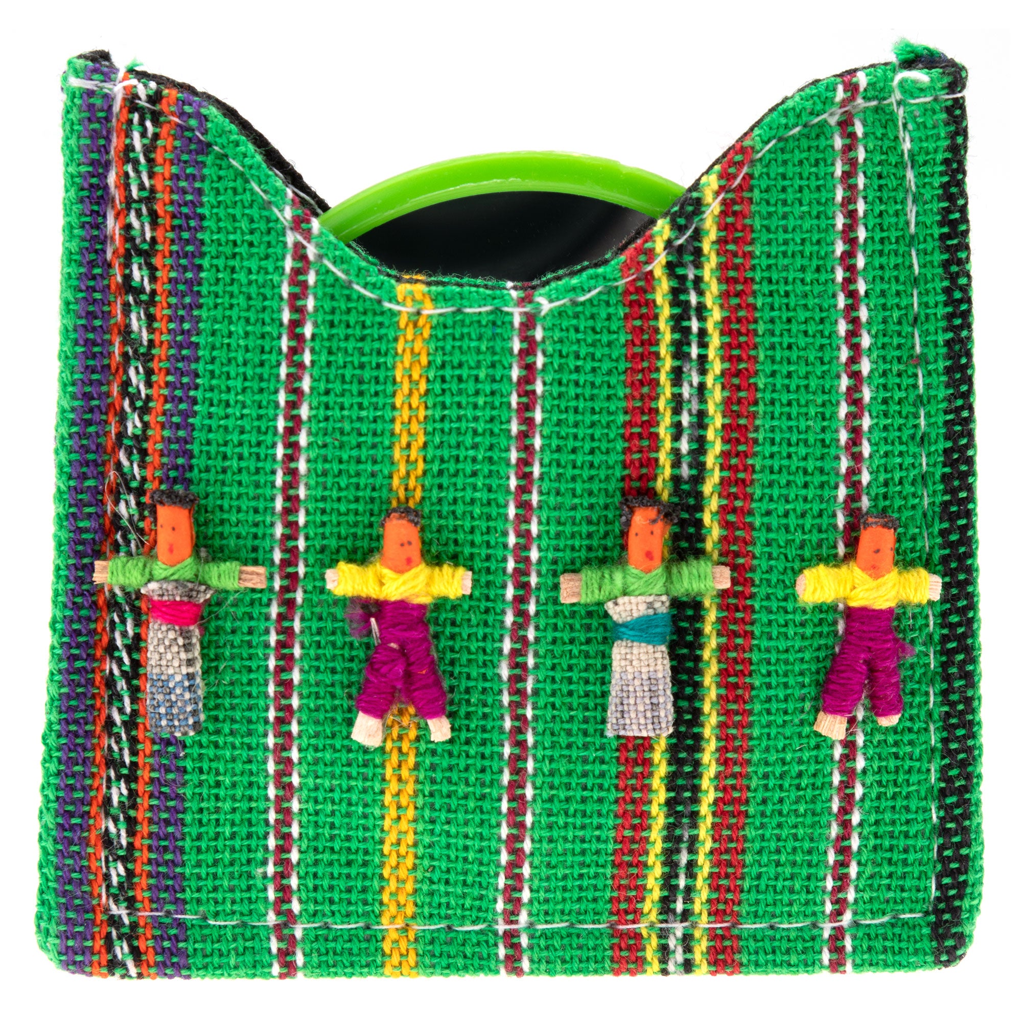 Premium Self-Love Mirror with Worry Dolls - Handmade in Guatemala