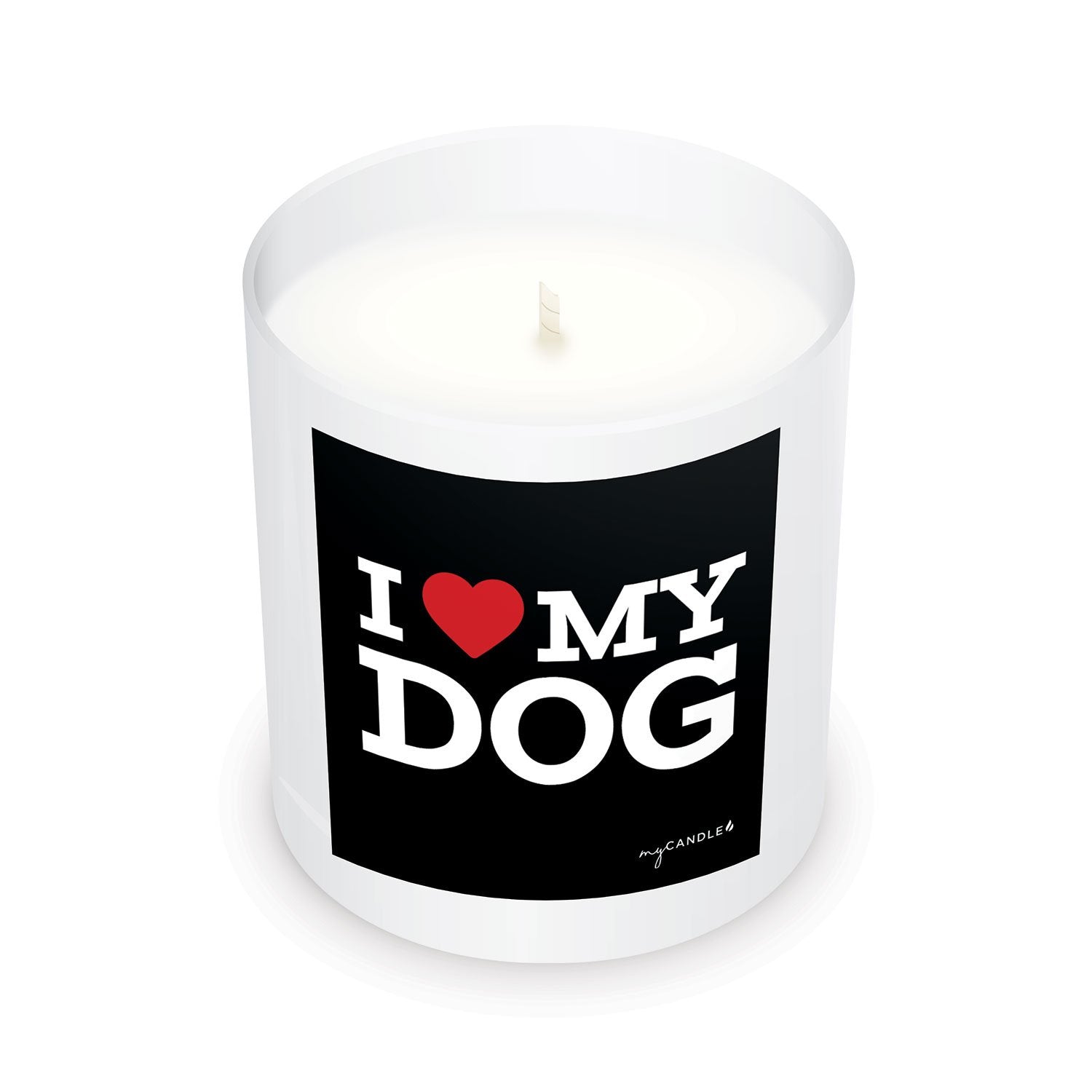 Premium I Heart My Dog Candle - Ultimate Pet Lover's Gift