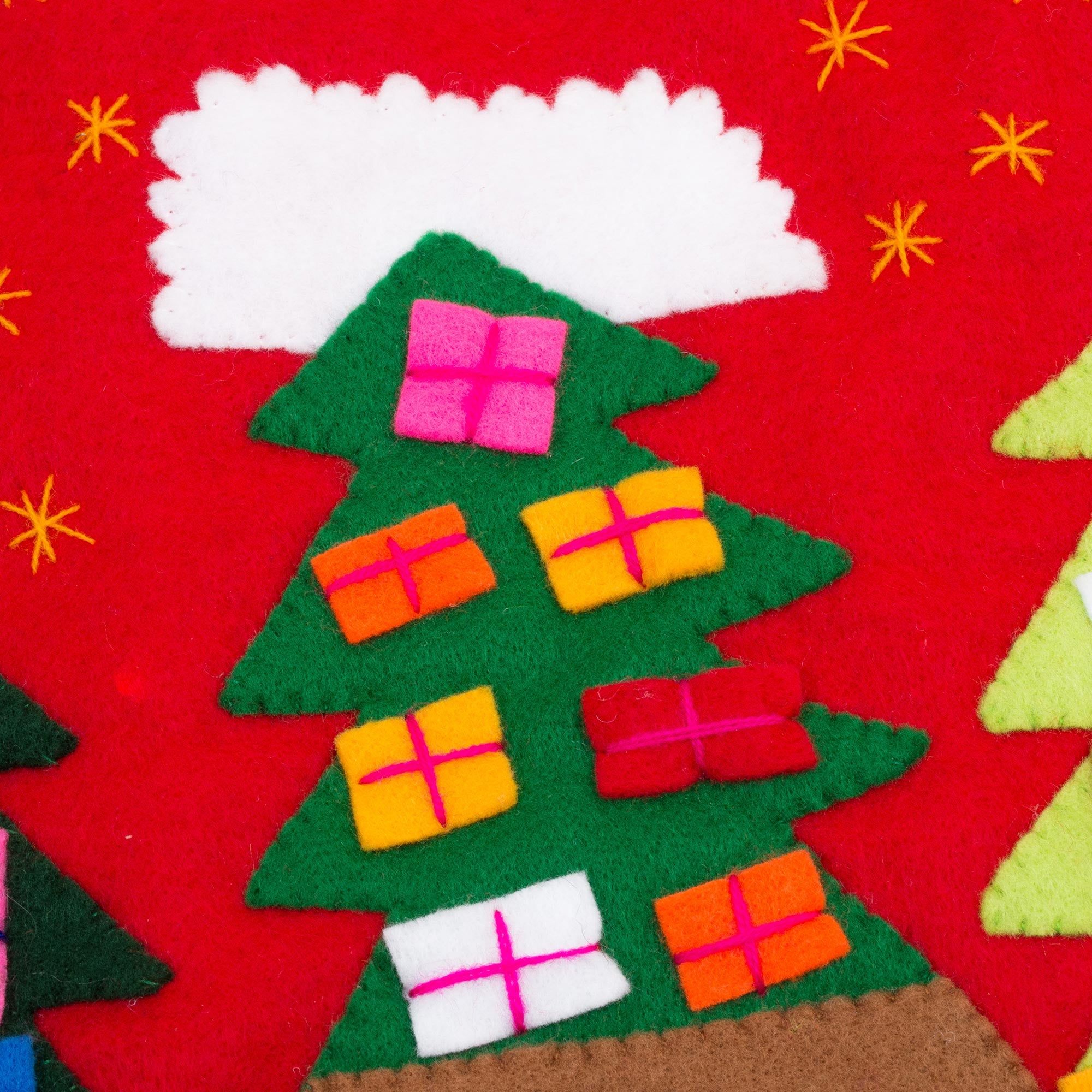 Premium Christmas Stocking - No Room at the Inn Applique Heirloom