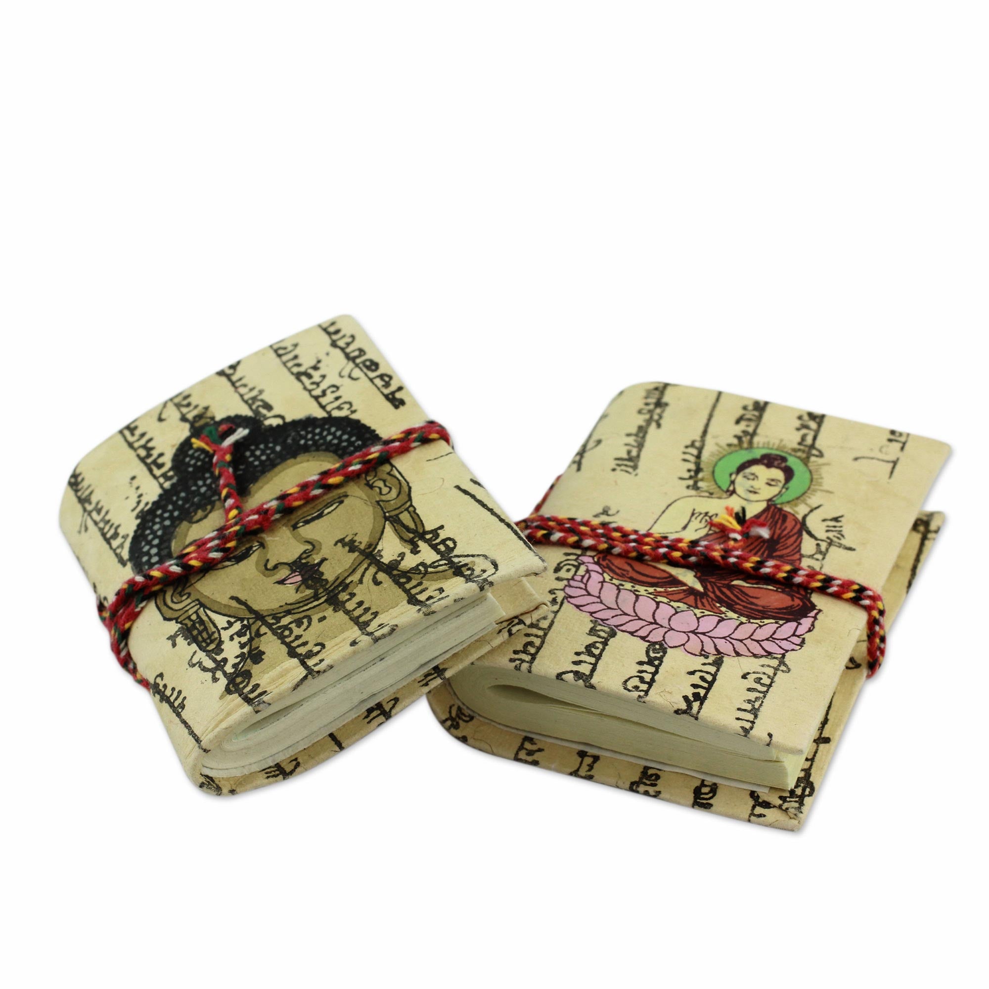 Premium Serenity Handmade Paper Journals - Set of 2