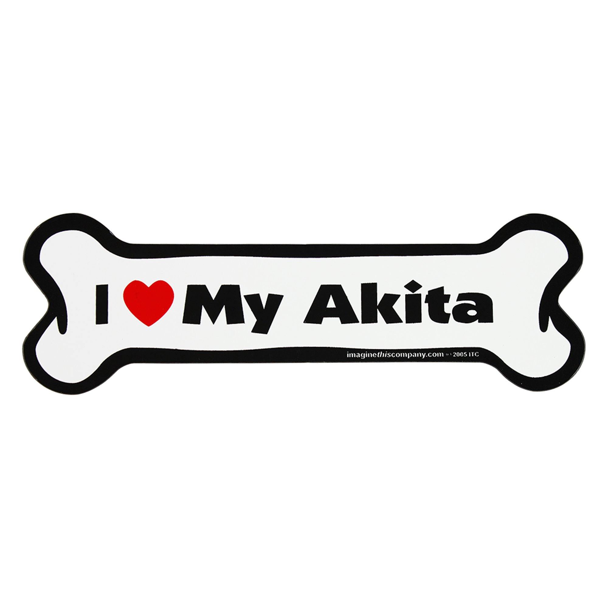 Premium I Love My Dog Car Magnet: Breeds A - K | Ultimate Pet Lover's Accessory