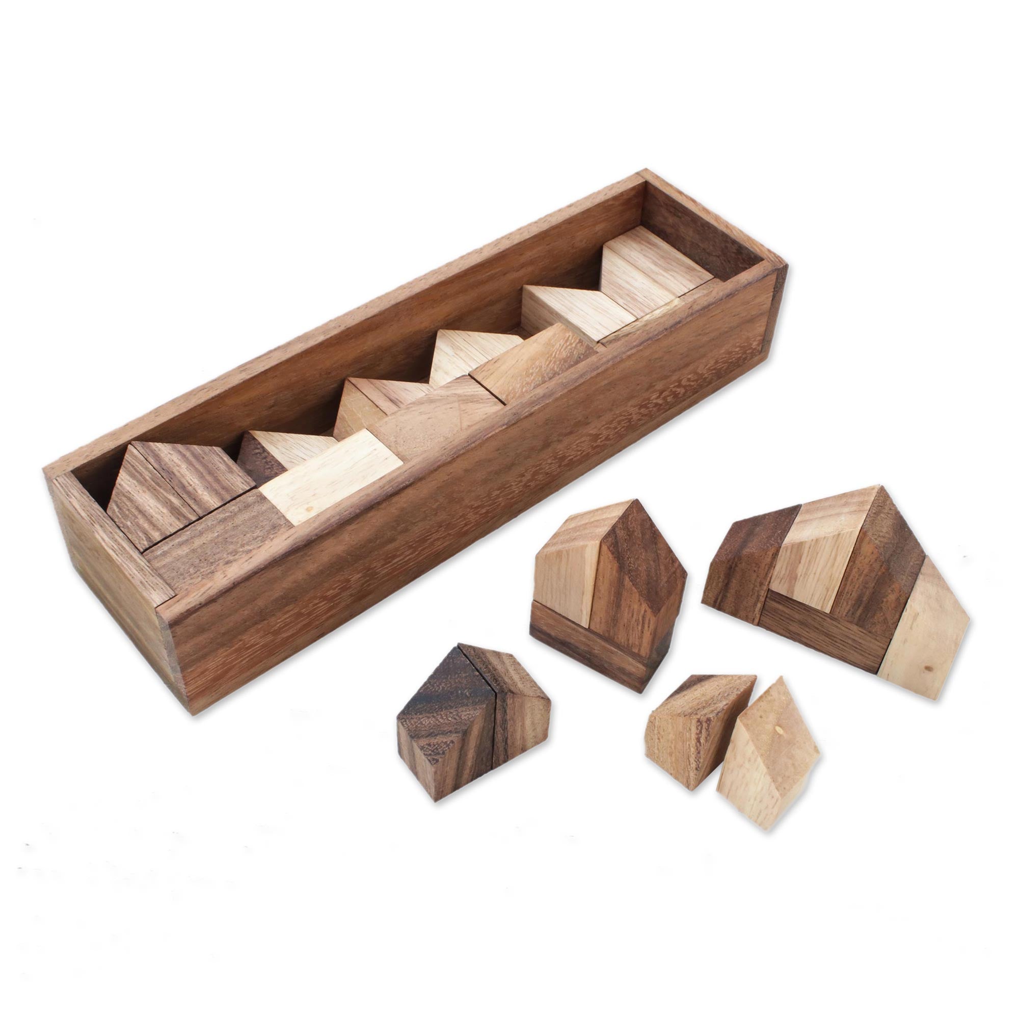 Ultimate Raintree Wood City Builder Game - Premium 37-Piece Set