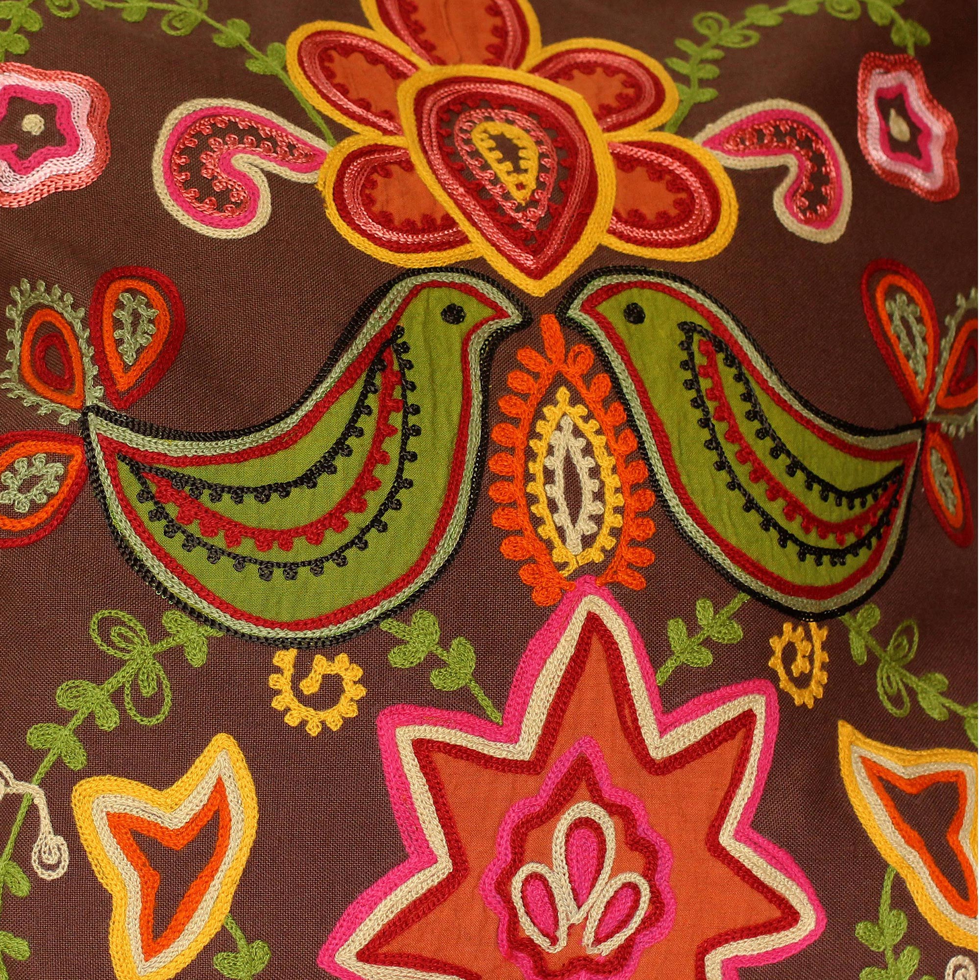 Premium Handmade Indian Floral Cotton Cushion Covers (Pair) - Ultimate Home Decor Upgrade