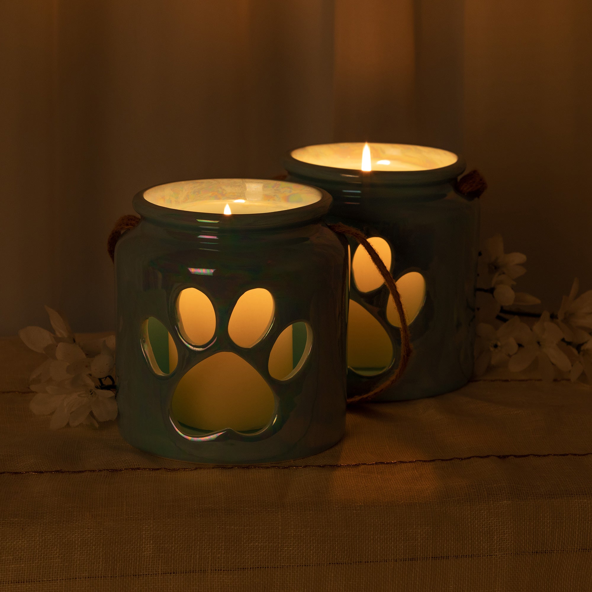 Premium Heart Paw Candle Holder Set - Ultimate Ambiance Upgrade