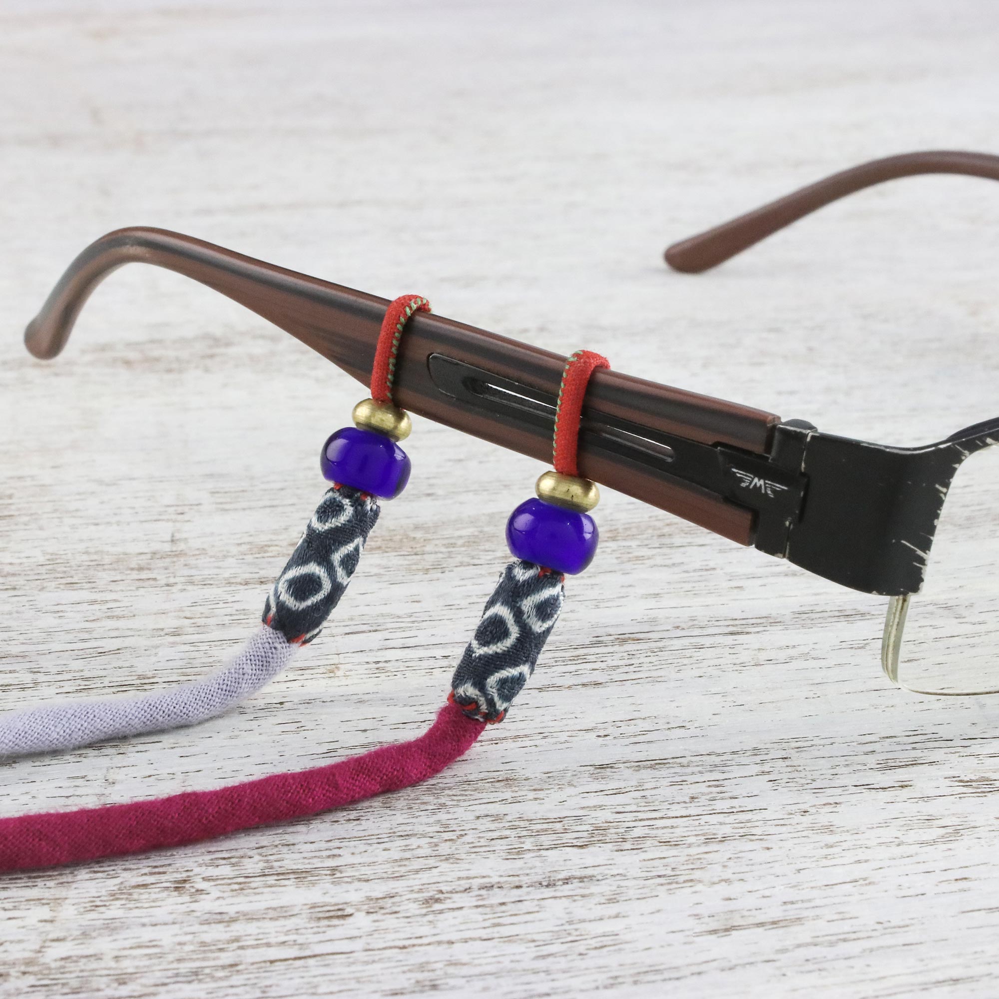 Premium Thai Cotton Eyeglasses Strap - Adjustable & Handmade