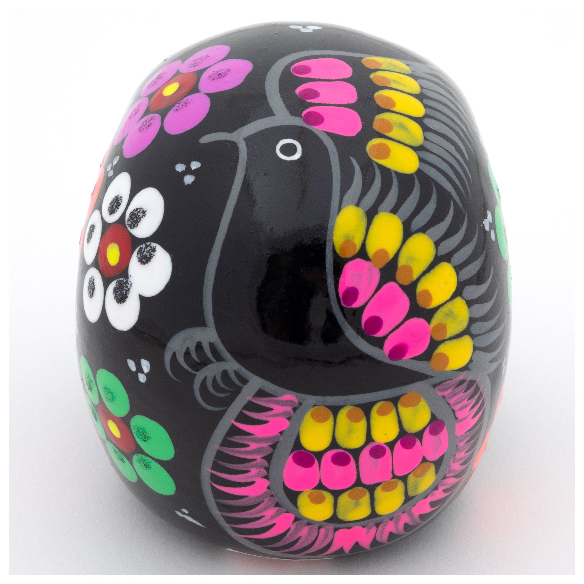 Premium Hand-Painted Ceramic Skull Art Piece