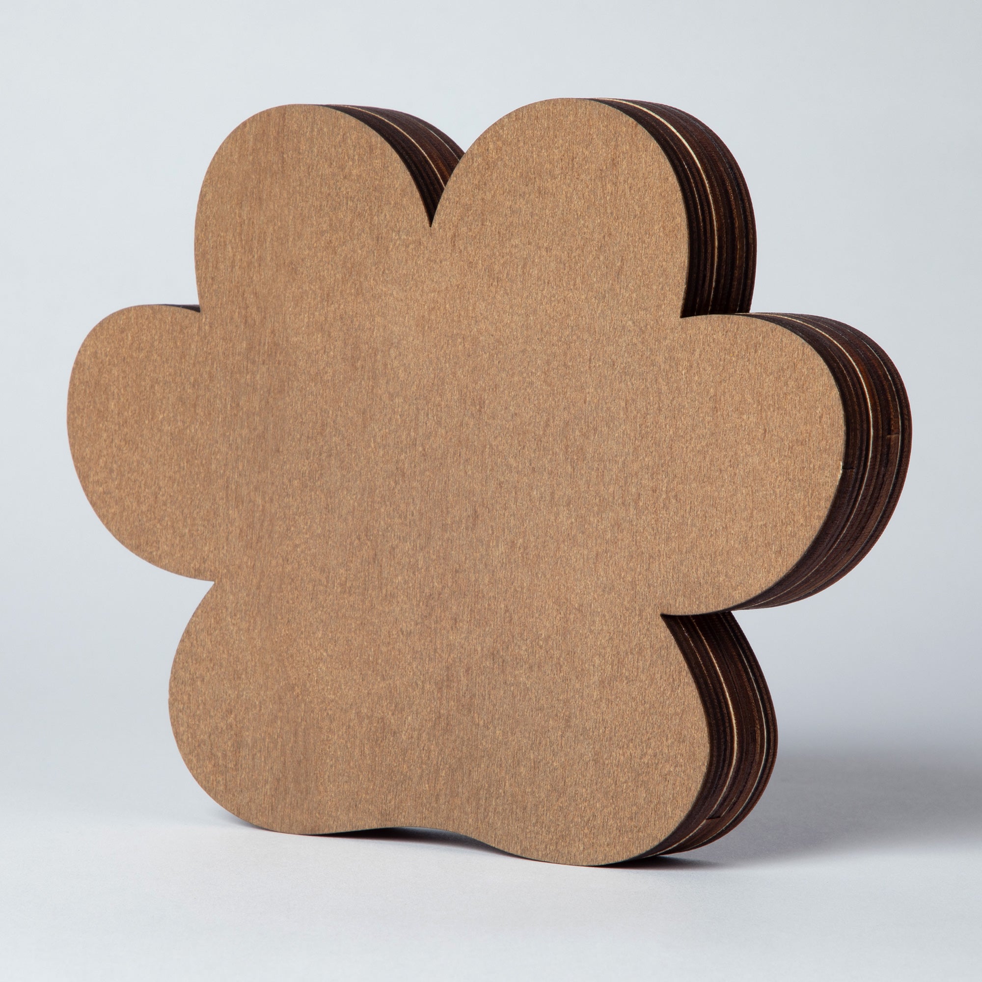 Premium Baltic Basswood Paw Print Shelf Decor - Ultimate Pet Lover's Collection