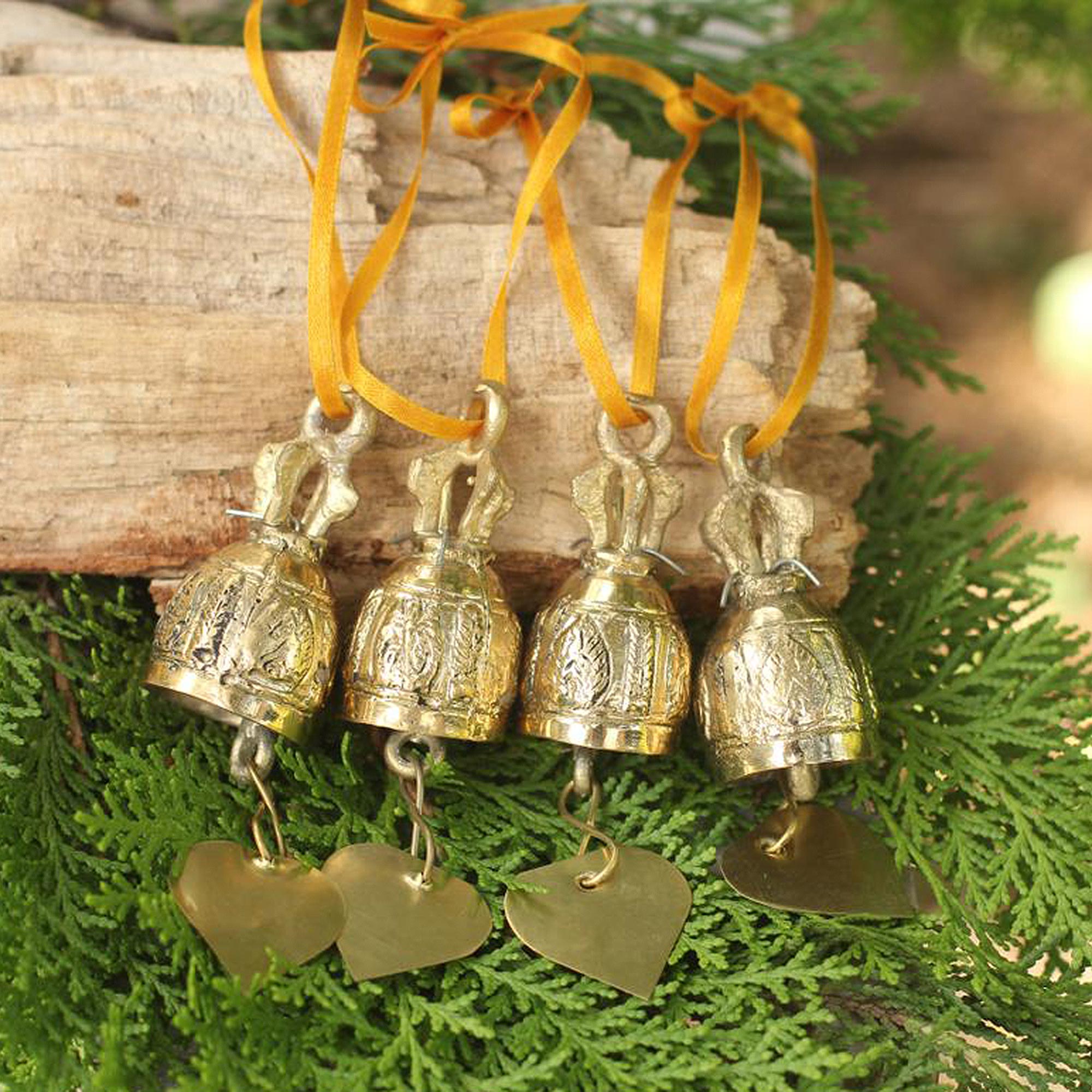Premium Handcrafted Buddhist Brass Bell Ornaments