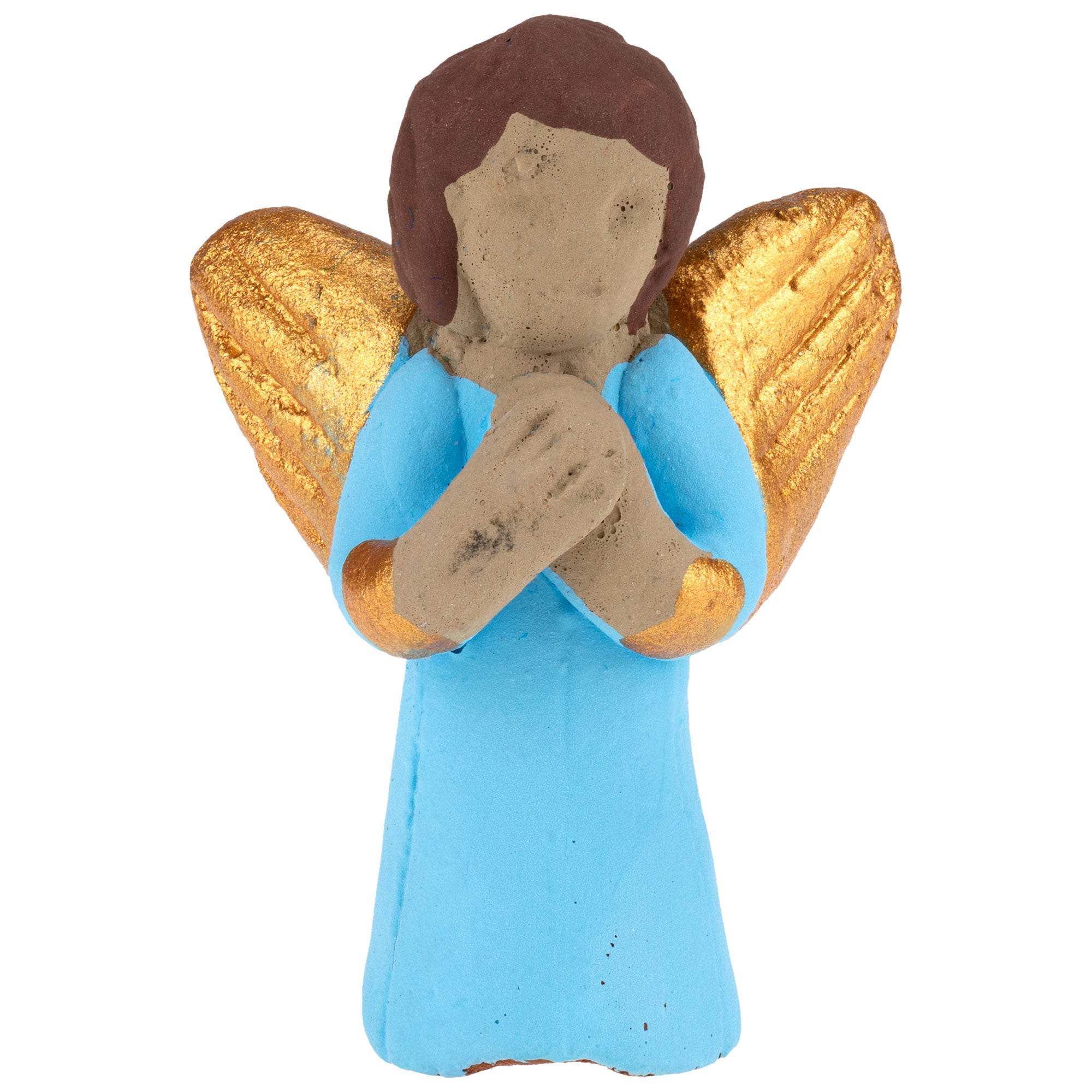 Premium Guardian Angel Ceramic Charm - Handcrafted in Guatemala